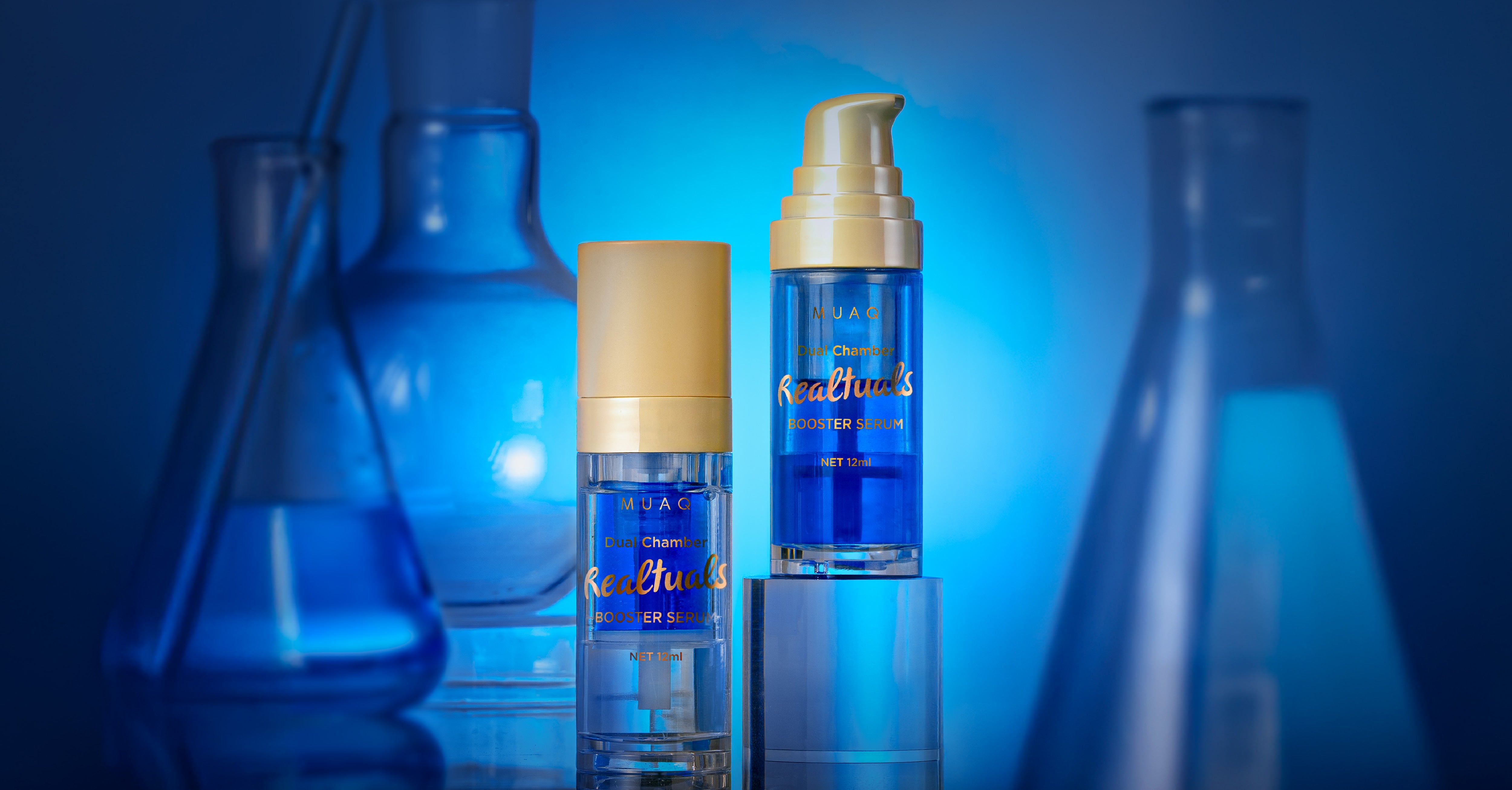 THE PERFECT FUSION IN TWO TUBES: THE LATEST INNOVATION OF MUAQ DUAL CHAMBER REALTUALS BOOSTER SERUM