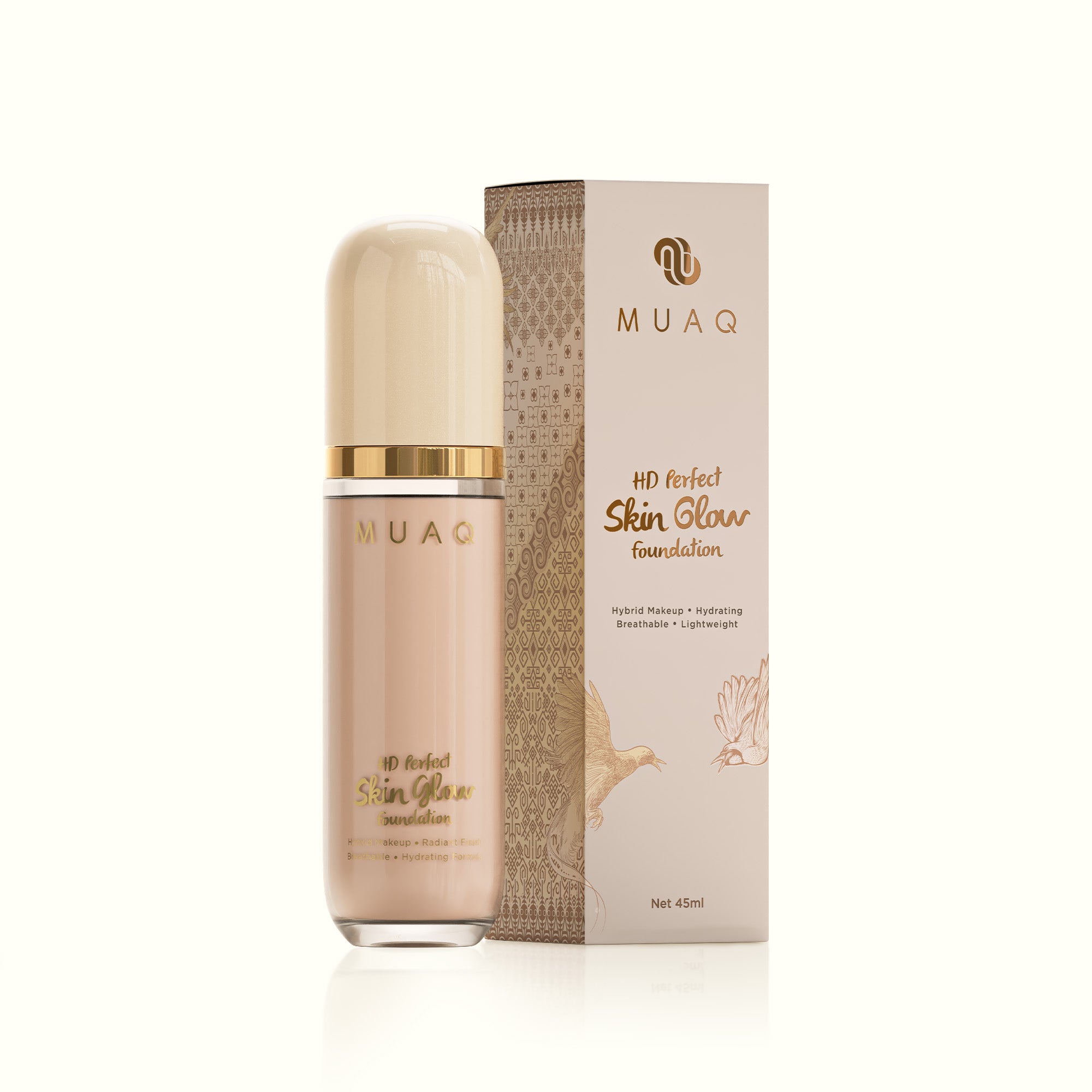 MUAQ HD Perfect Skin Glow Foundation - MIANGAS