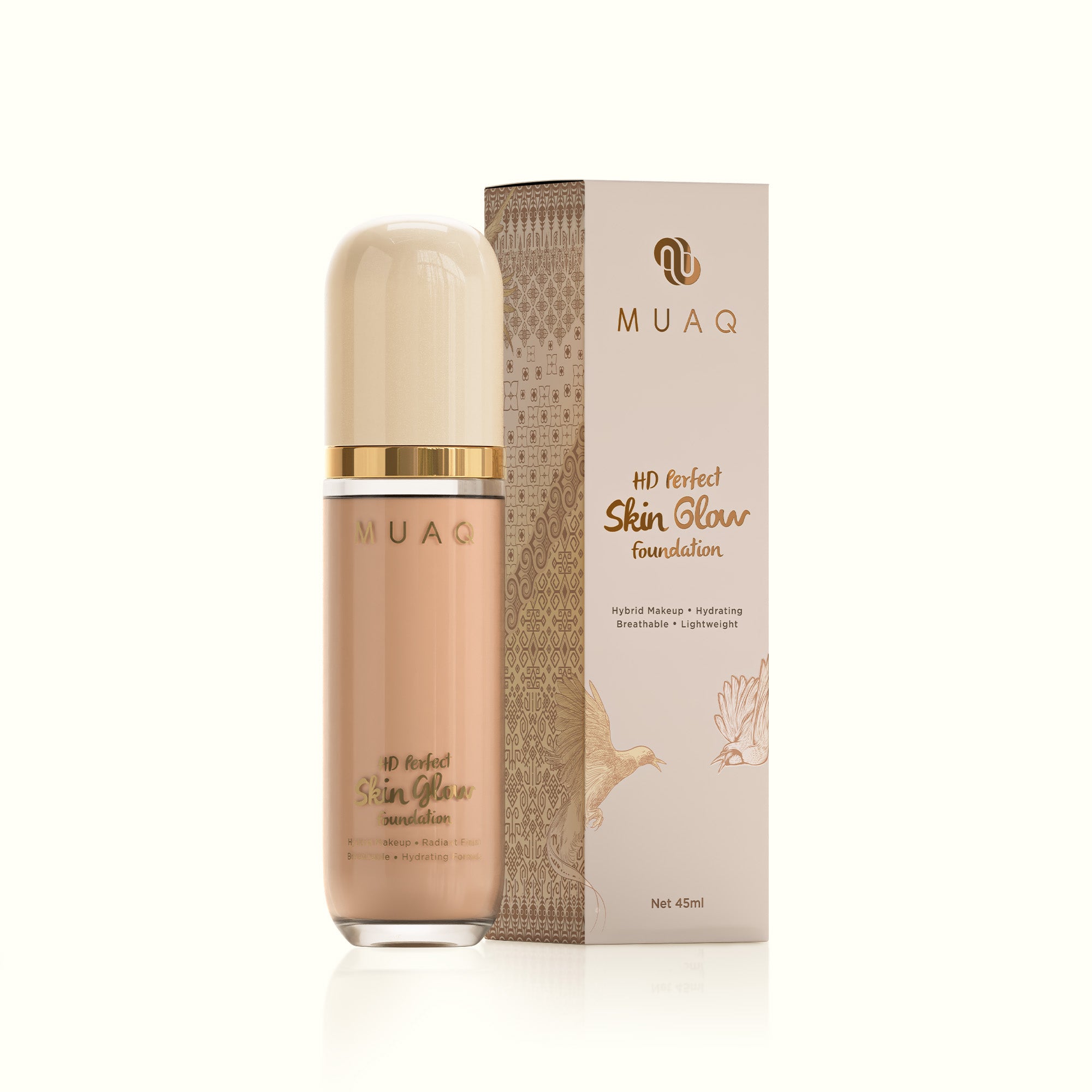 MUAQ HD Perfect Skin Glow Foundation - SABANG