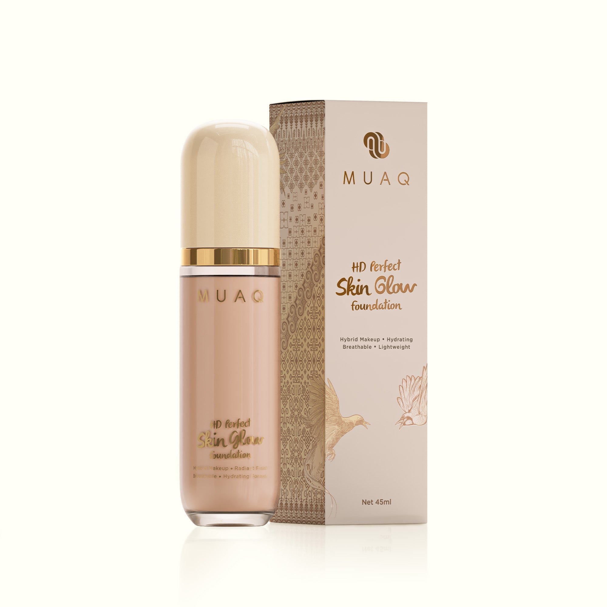 MUAQ HD Perfect Skin Glow Foundation - SUMBAWA