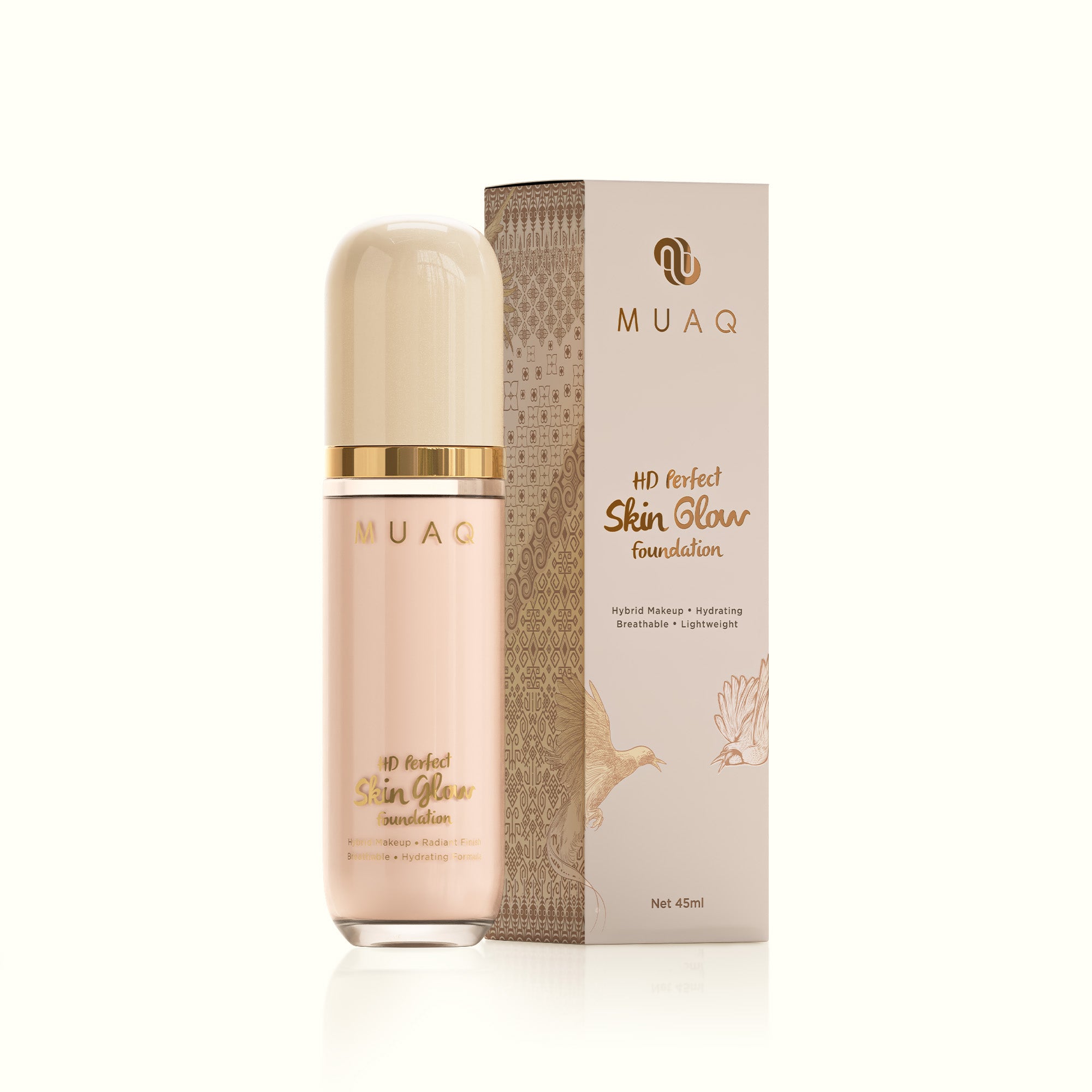 MUAQ HD Perfect Skin Glow Foundation - MALUKU