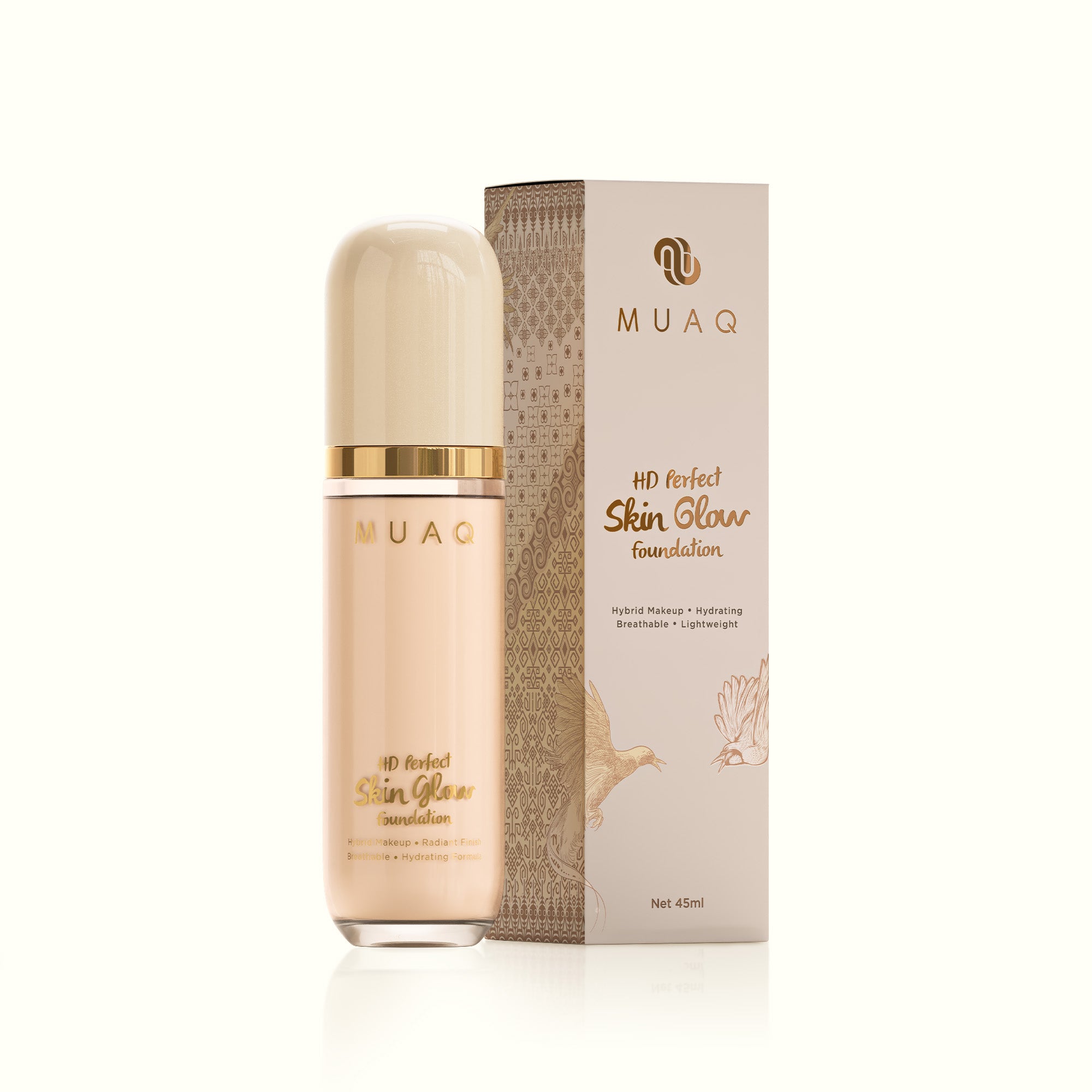 MUAQ HD Perfect Skin Glow Foundation - RAJA AMPAT