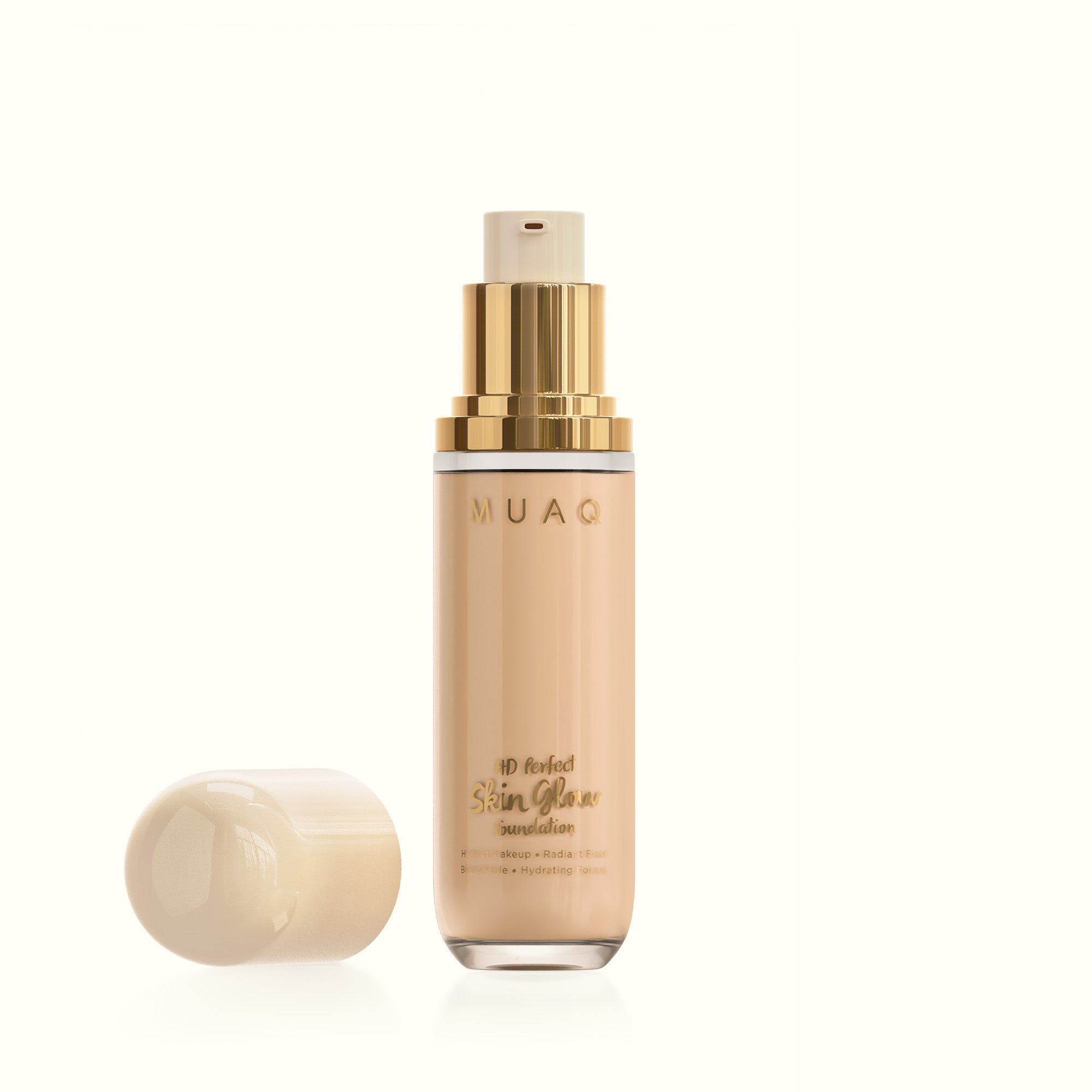 MUAQ HD Perfect Skin Glow Foundation - ROTE