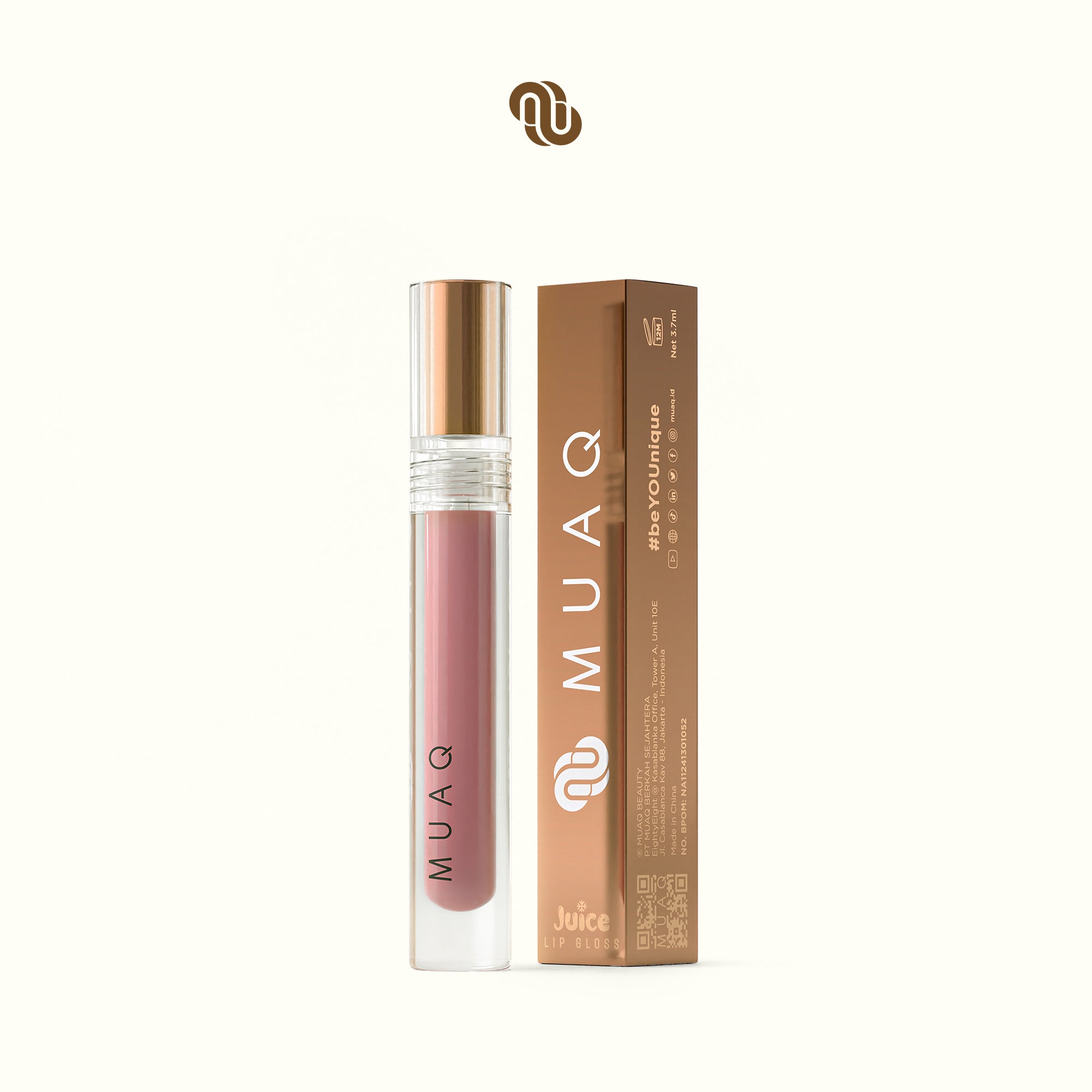 MUAQ Juice Lip Gloss - AURA
