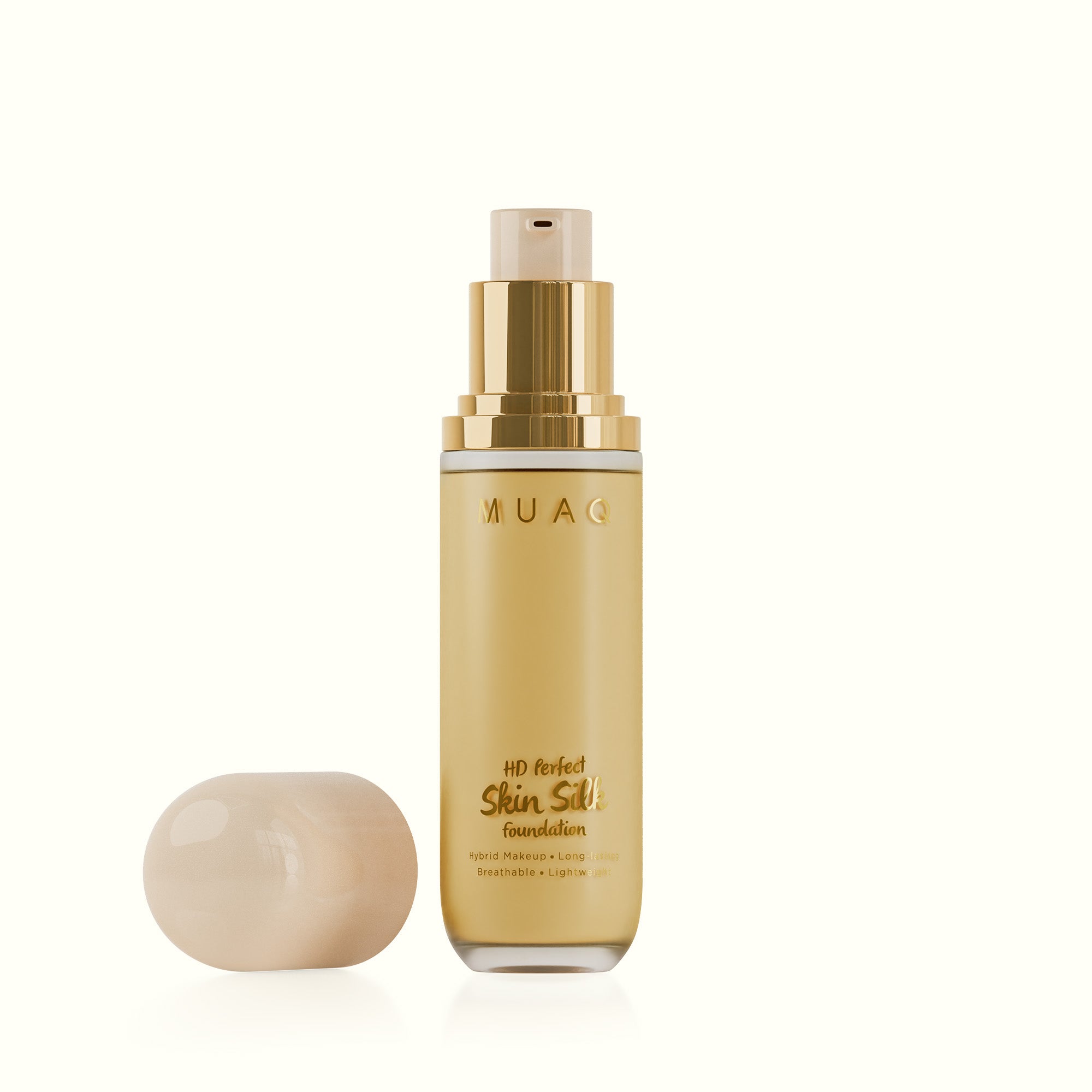 MUAQ HD Perfect Skin Silk Foundation - Bali