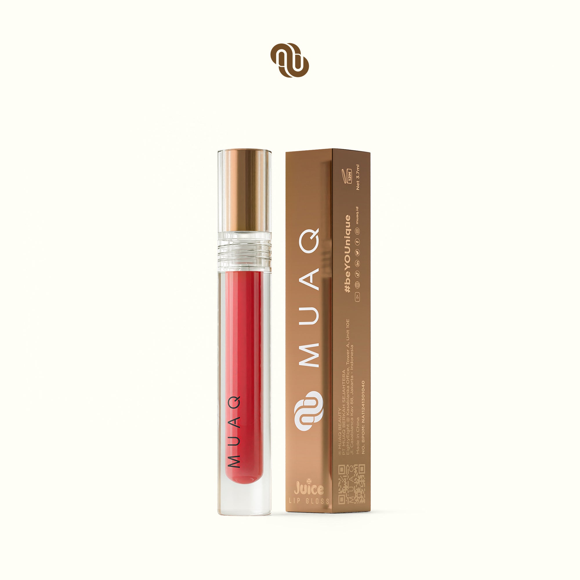 MUAQ Juice Lip Gloss - EMOTION