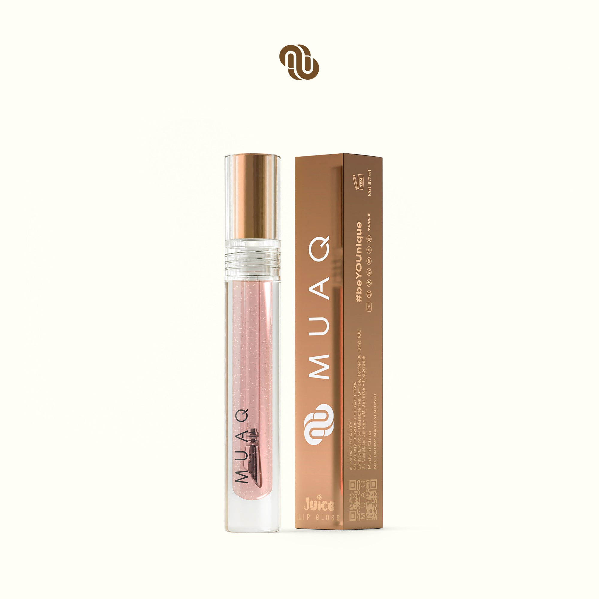 MUAQ JUICE LIP GLOSS - FEELING