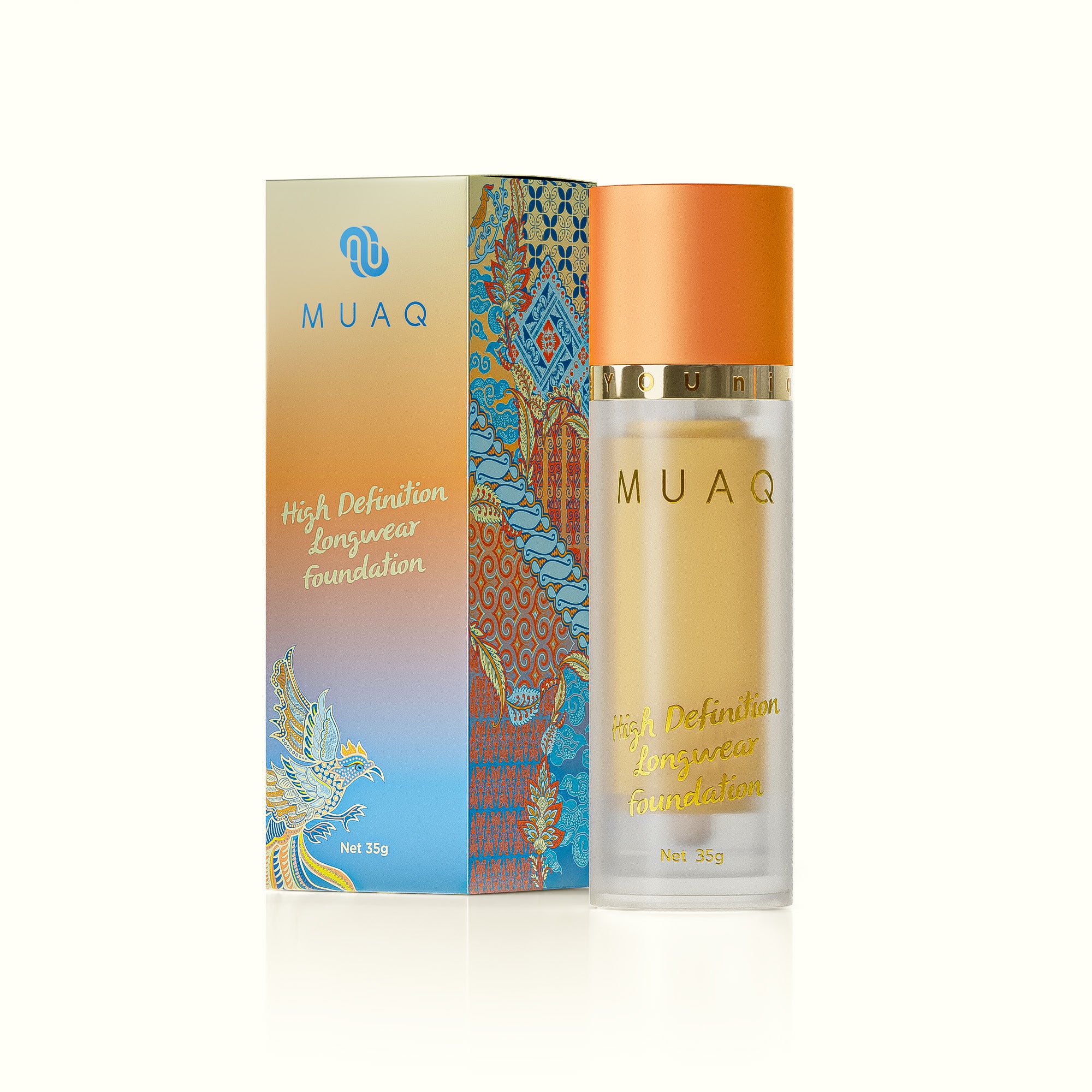 MUAQ HIGH DEFINITION LONGWEAR FOUNDATION BALI (NO PUFF)