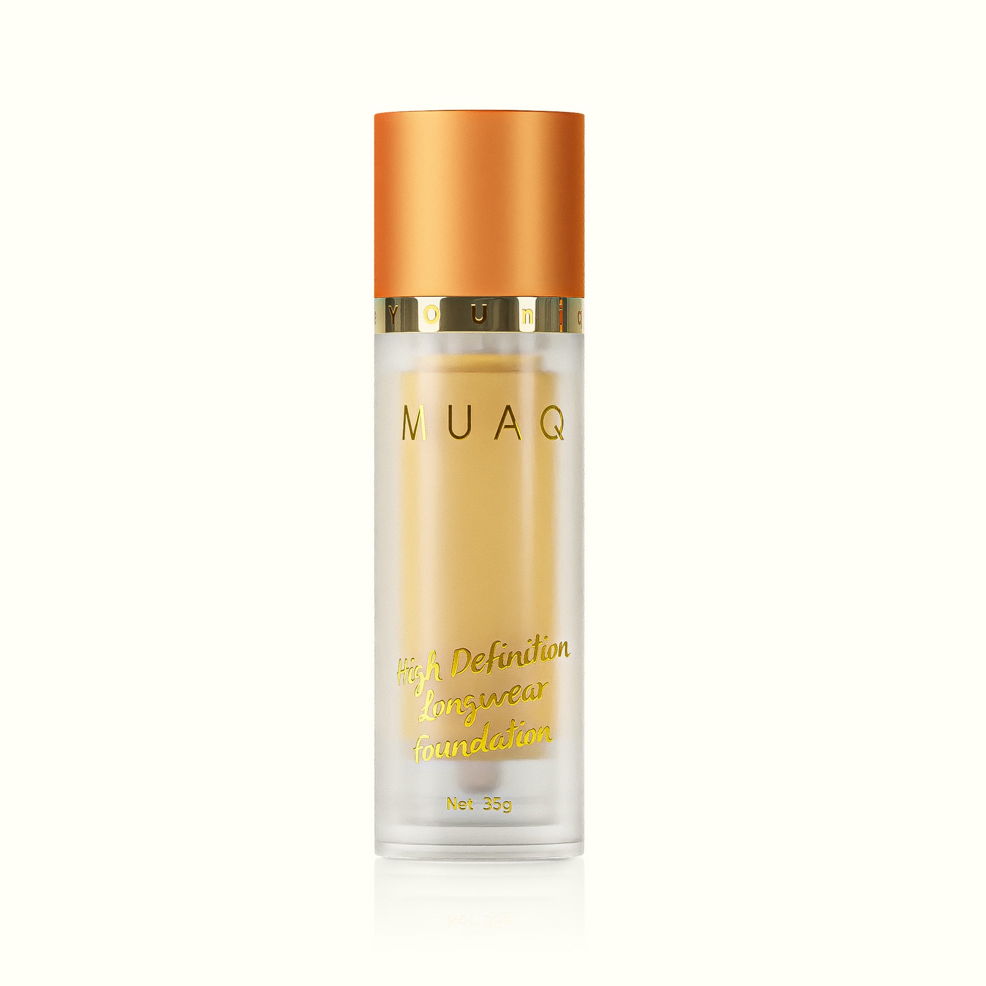 MUAQ HIGH DEFINITION LONGWEAR FOUNDATION BALI (WITH PUFF)
