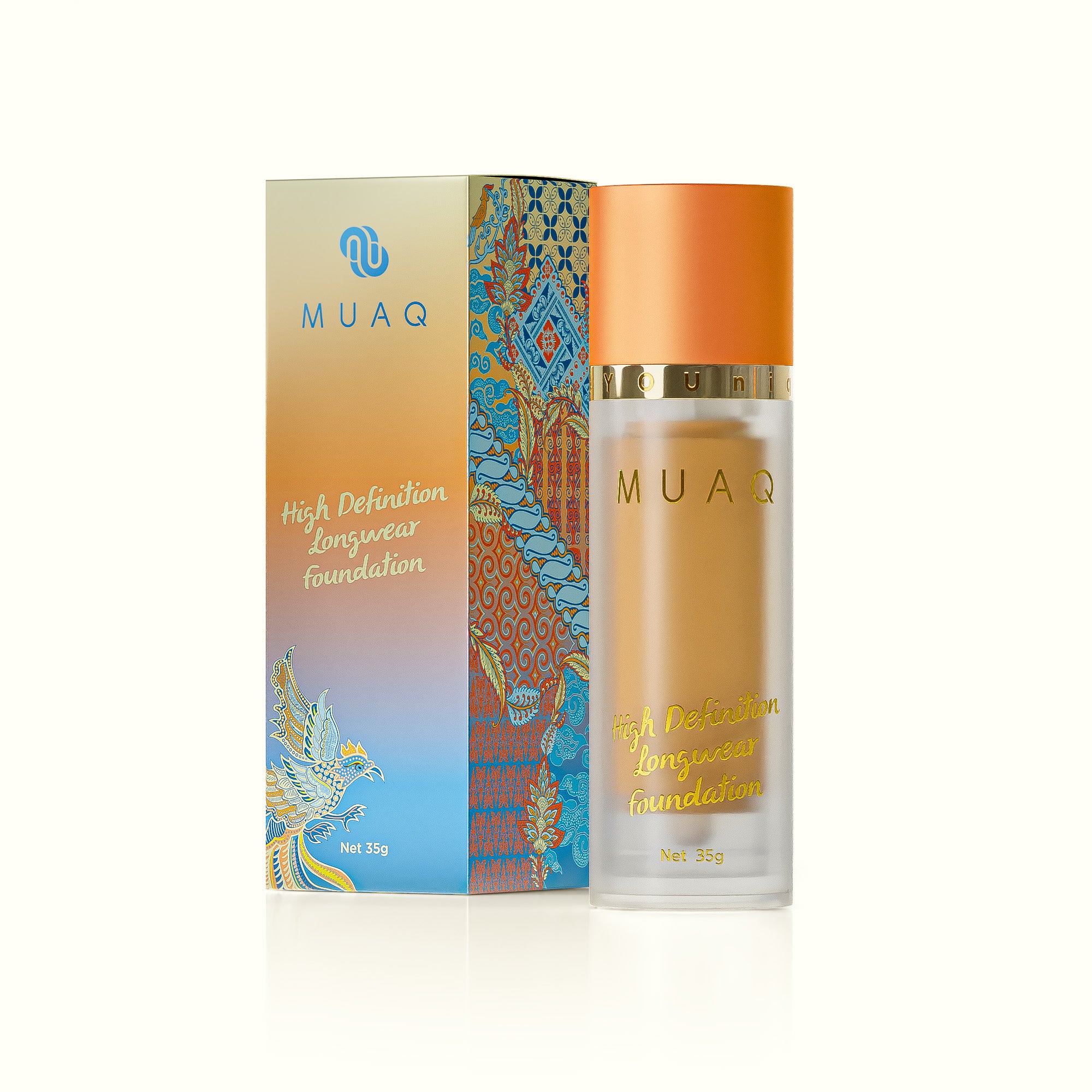 MUAQ HIGH DEFINITION LONGWEAR FOUNDATION JAWA (NO PUFF)