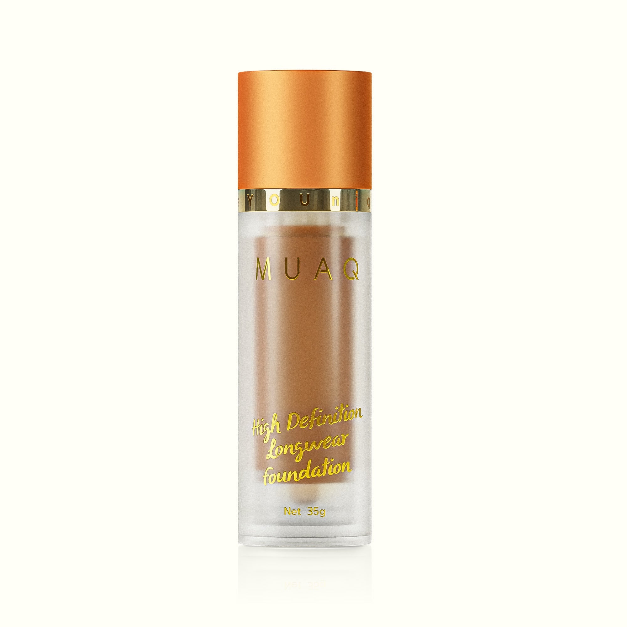 MUAQ HIGH DEFINITION LONGWEAR FOUNDATION PAPUA (NO PUFF)