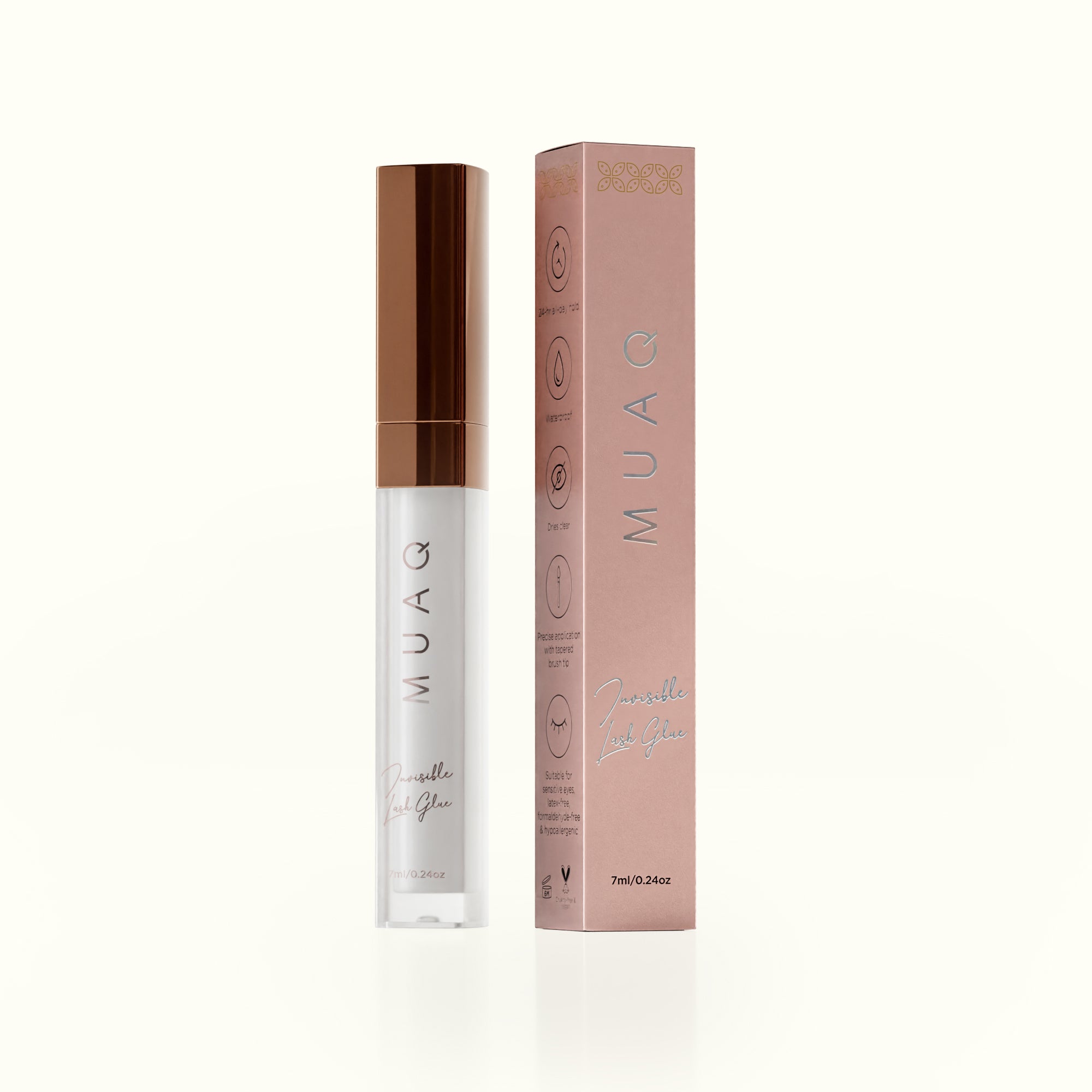 MUAQ INVISIBLE LASH GLUE (LASH ADHESIVE)