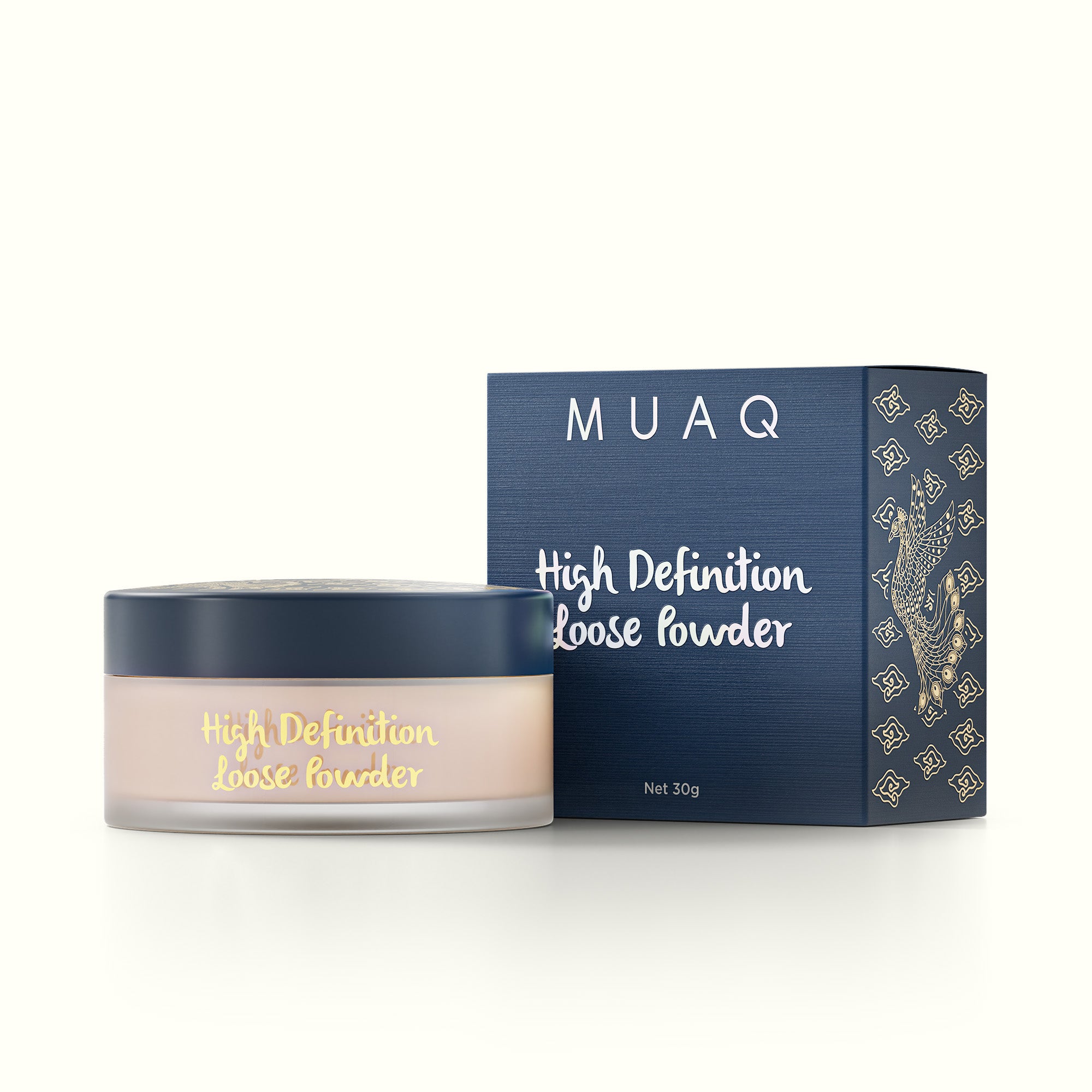 MUAQ High Definition Loose Powder With Caviar Extract - MERAK 30g