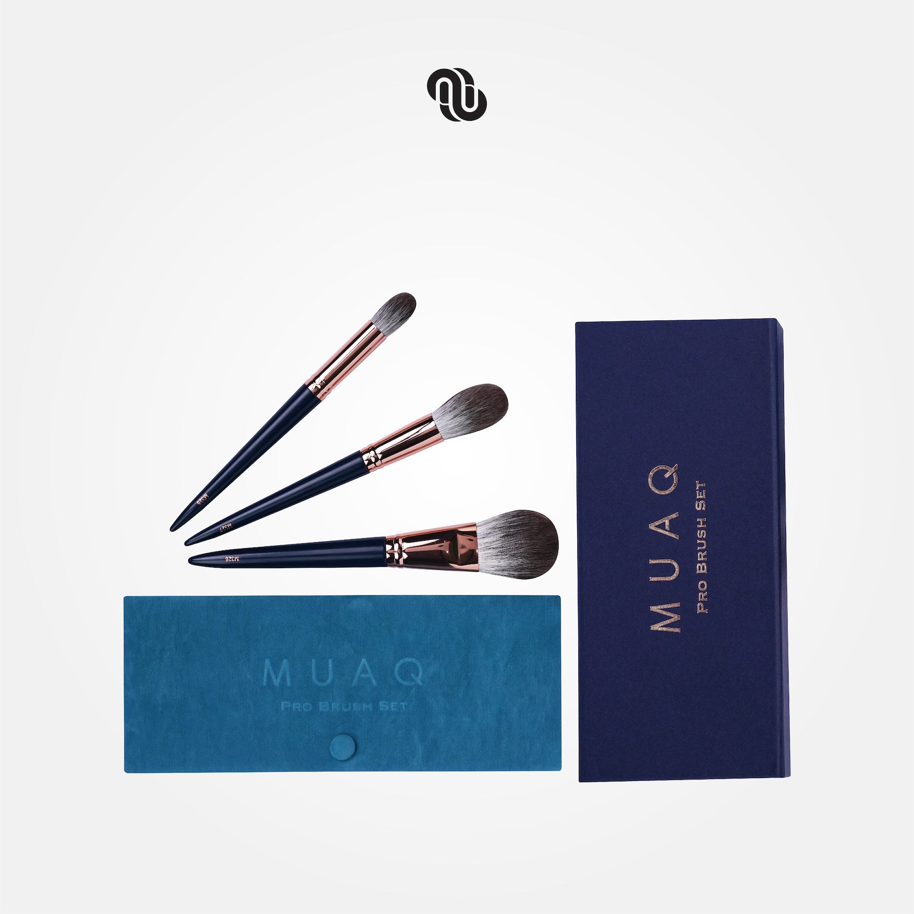 MUAQ PRO BRUSH SET (NATURAL FOX HAIR)