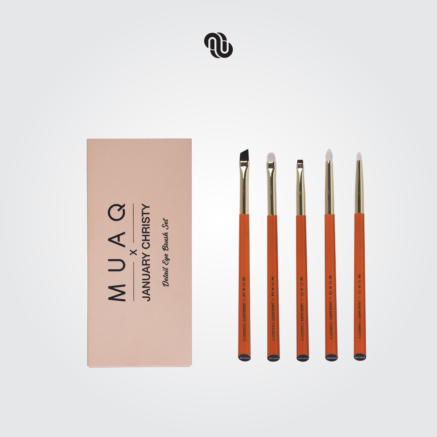 MUAQ X JANUARY CHRISTY DETAIL EYE BRUSH SET