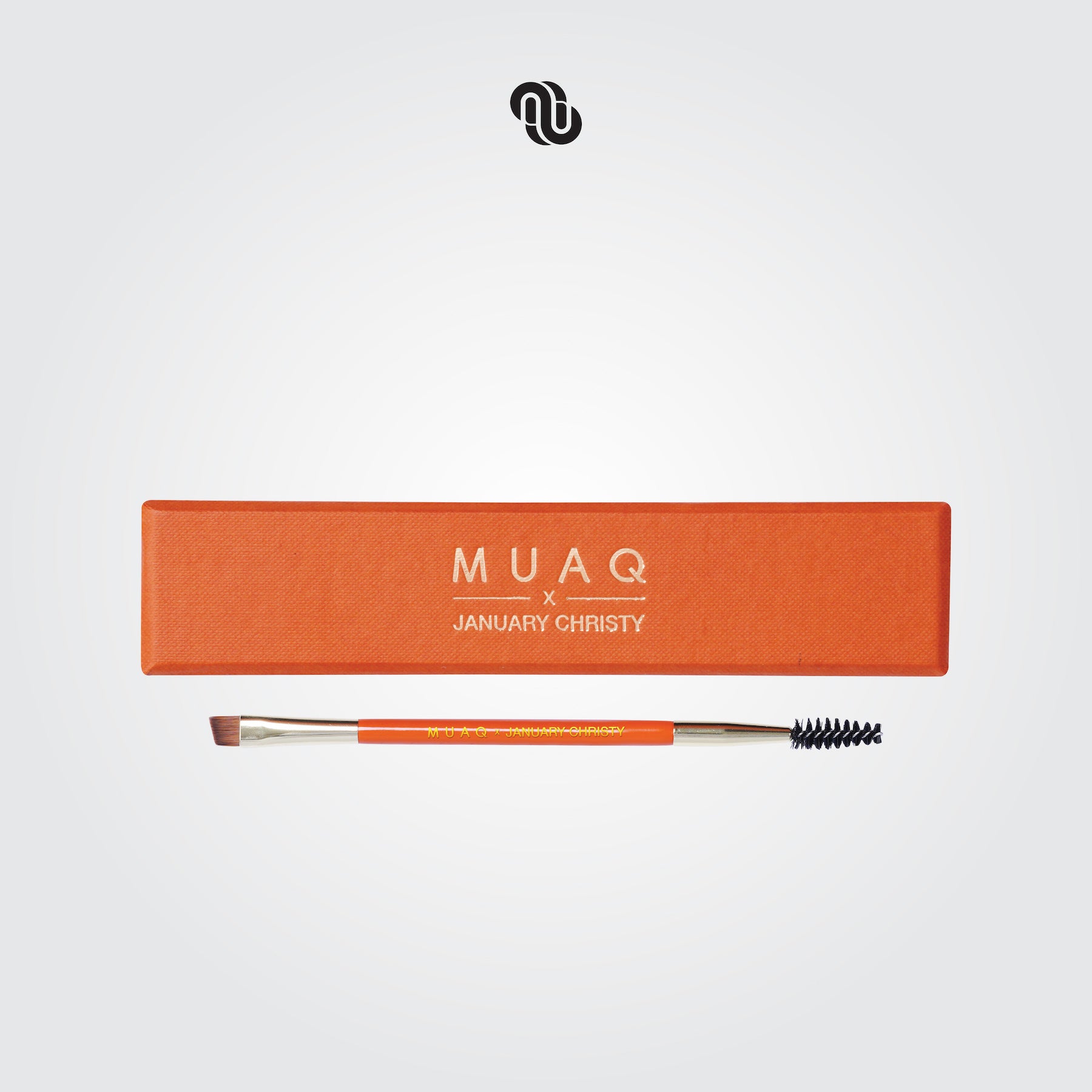 MUAQ X JANUARY CHRISTY DUAL-ENDED ANGLED BRUSH