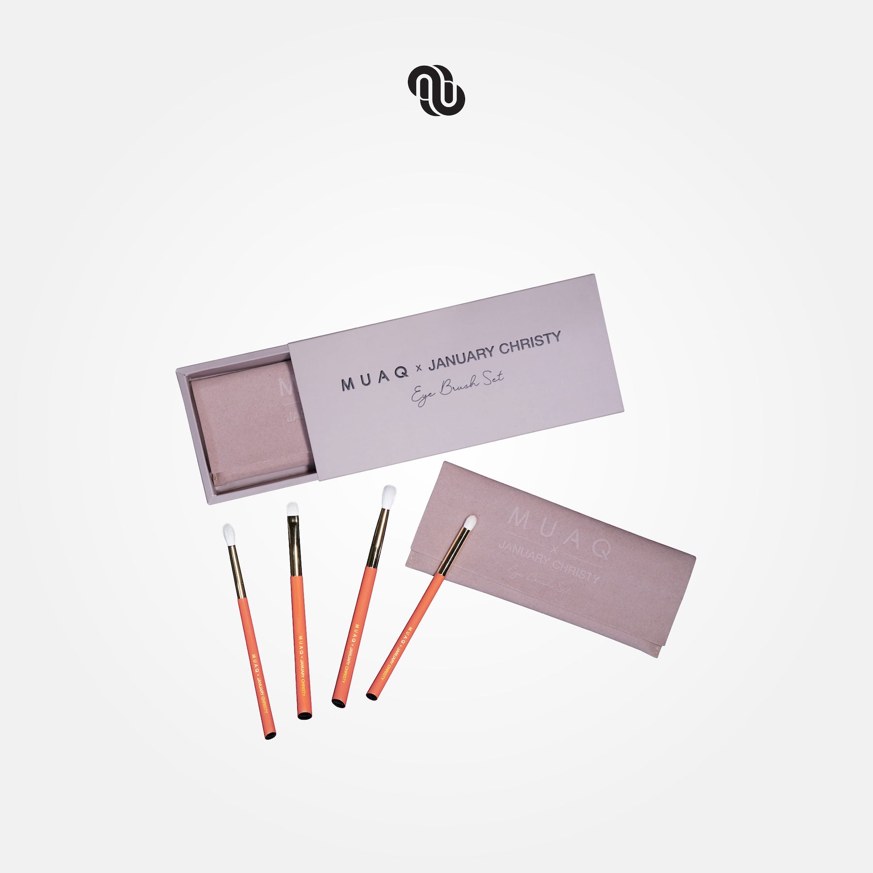 MUAQ X JANUARY CHRISTY EYE BRUSH SET