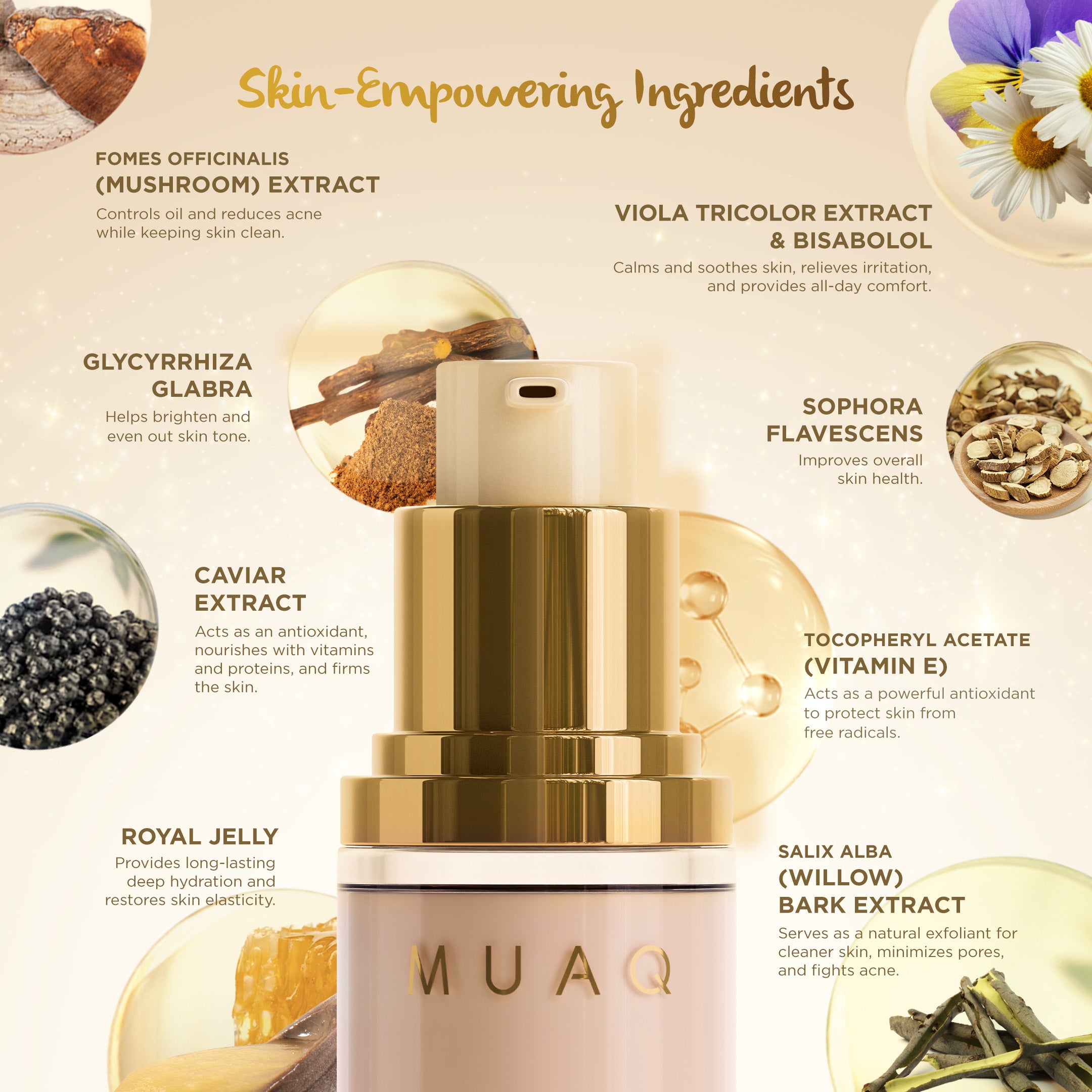 MUAQ HD Perfect Skin Glow Foundation - MIANGAS