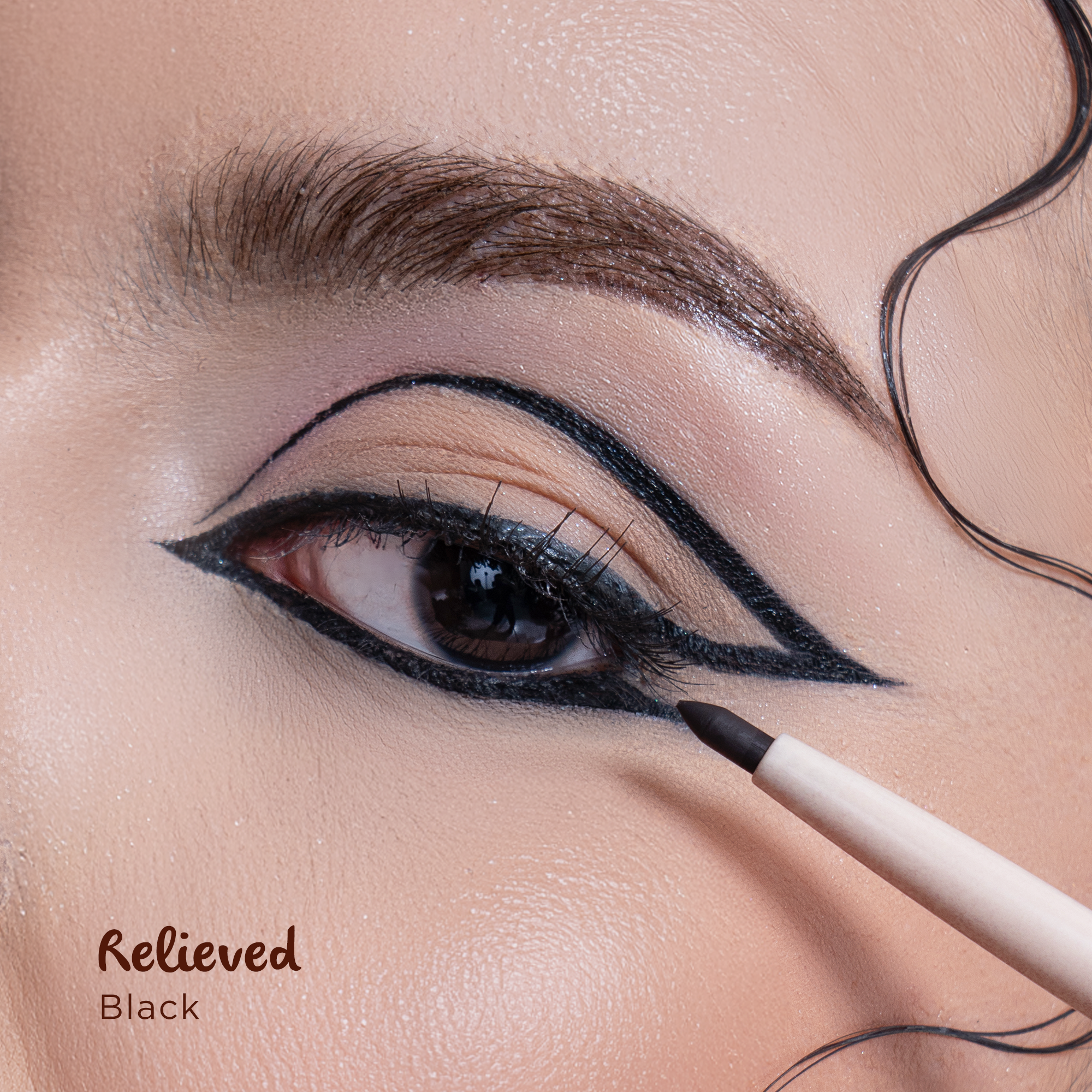 MUAQ Simplifeye Matic Eyeliner - Relieved (Black)