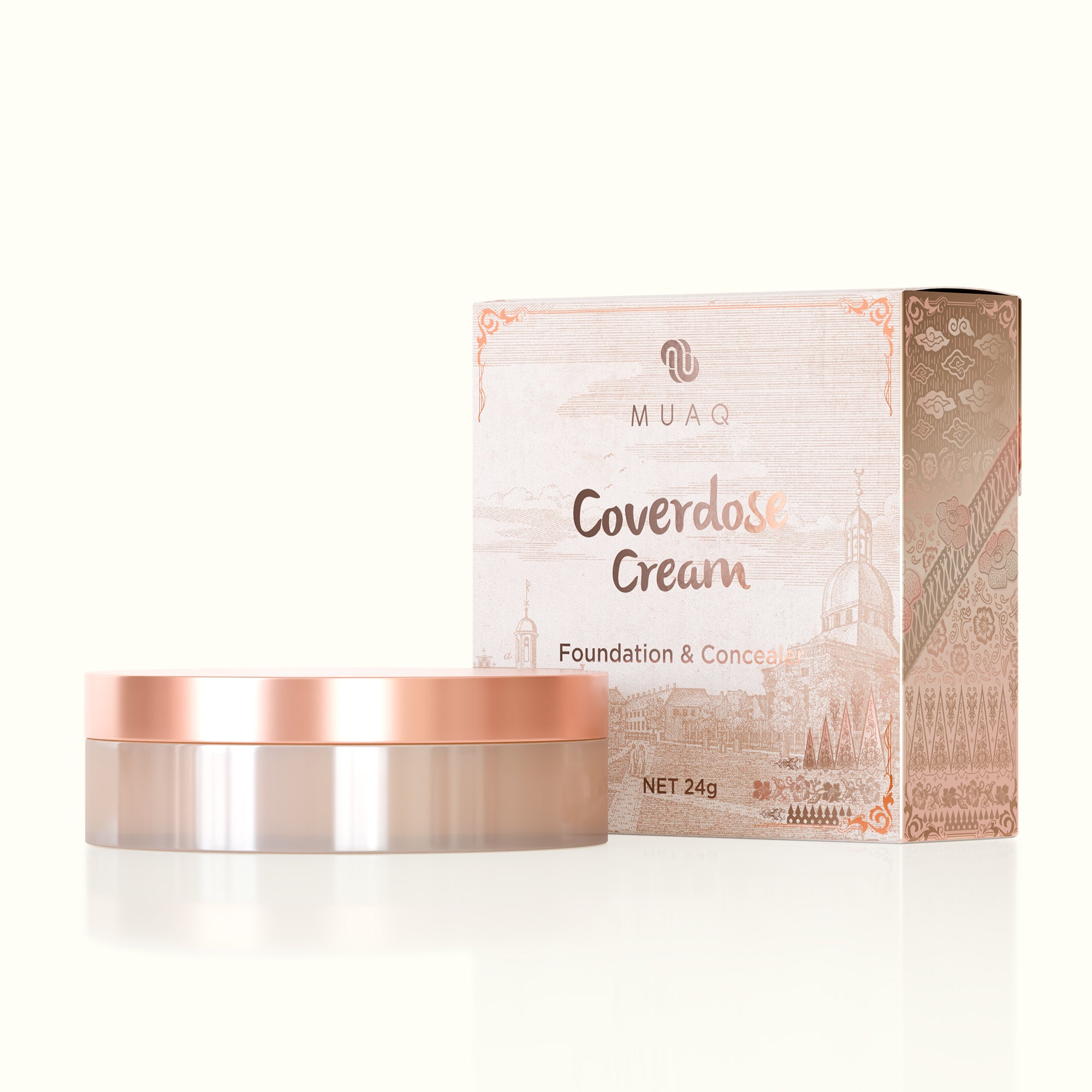 MUAQ Coverdose Cream (Foundation & Concealer) - BATAVIA
