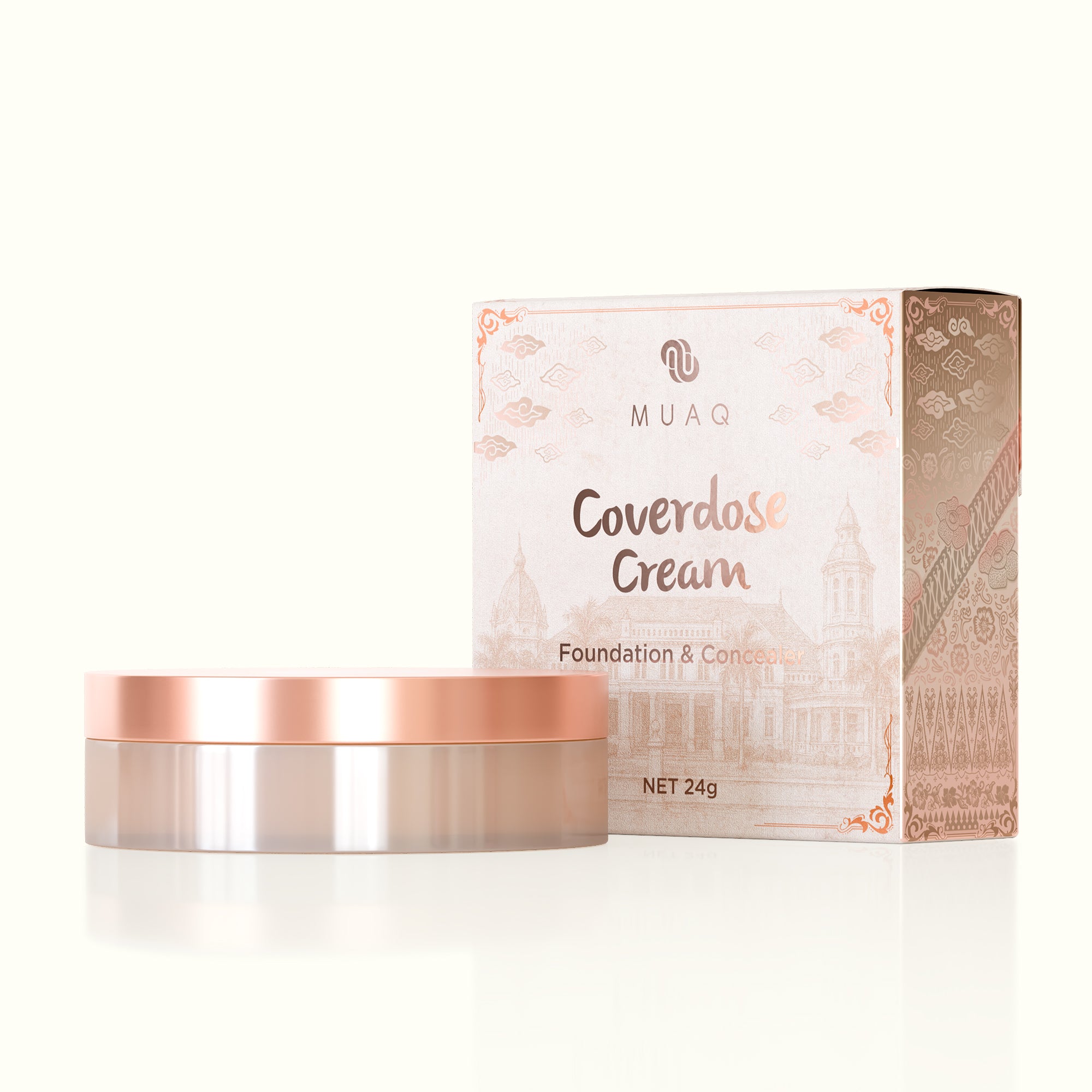 MUAQ Coverdose Cream (Foundation & Concealer) - CHERIBON