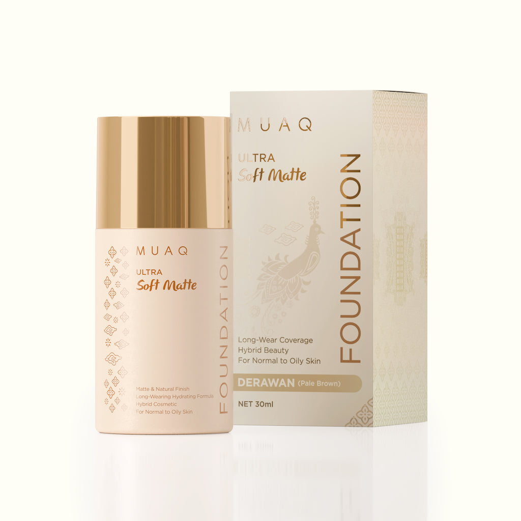 MUAQ Ultra Soft Matte Foundation – DERAWAN