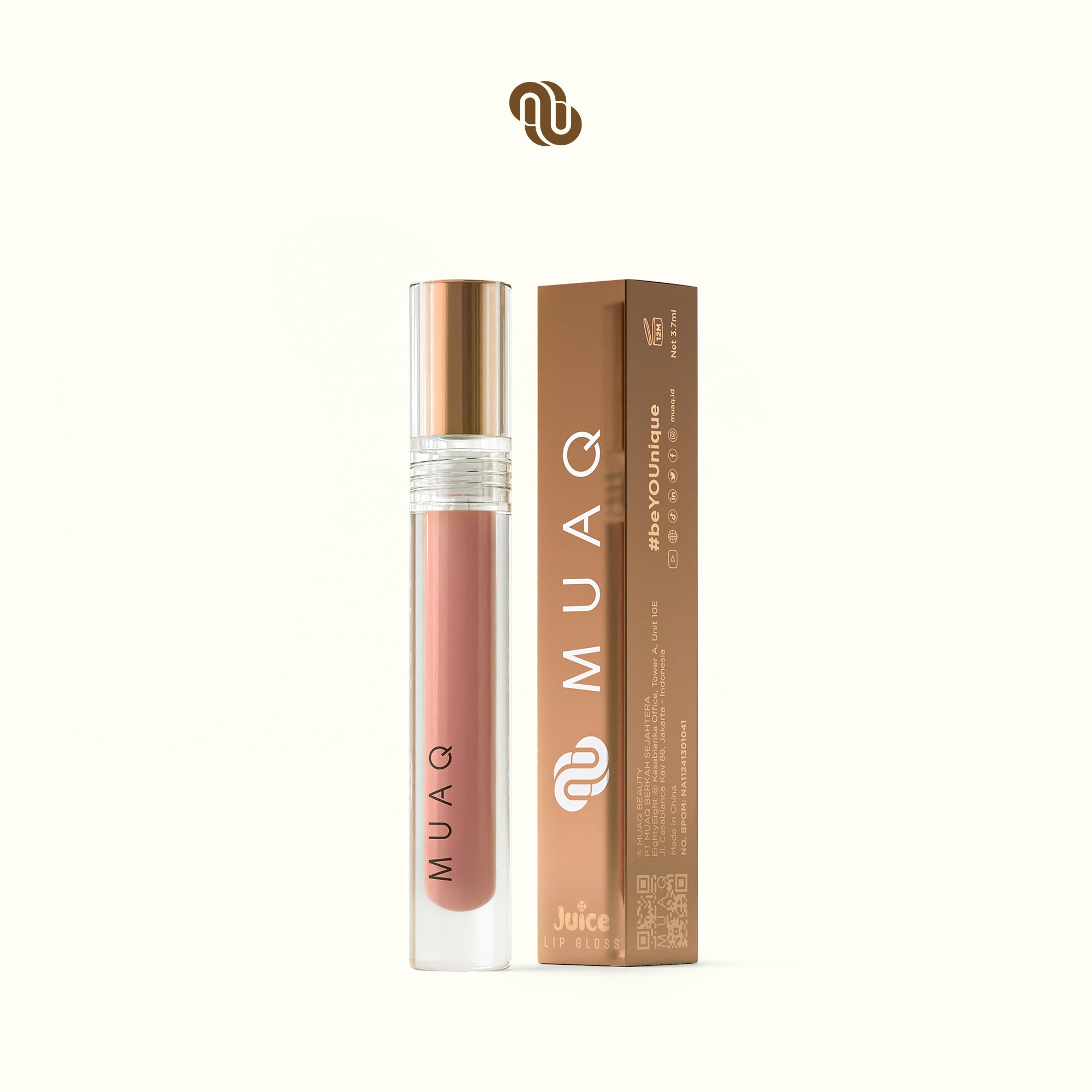 MUAQ Juice Lip Gloss - PULSE