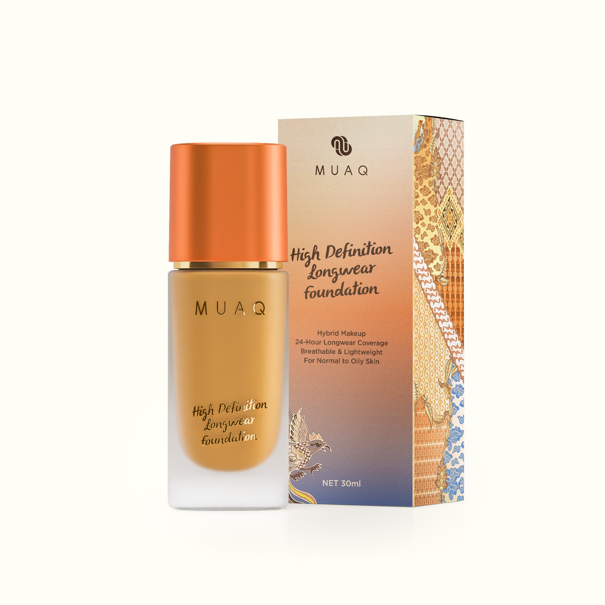 MUAQ High Definition Longwear Foundation - JAWA