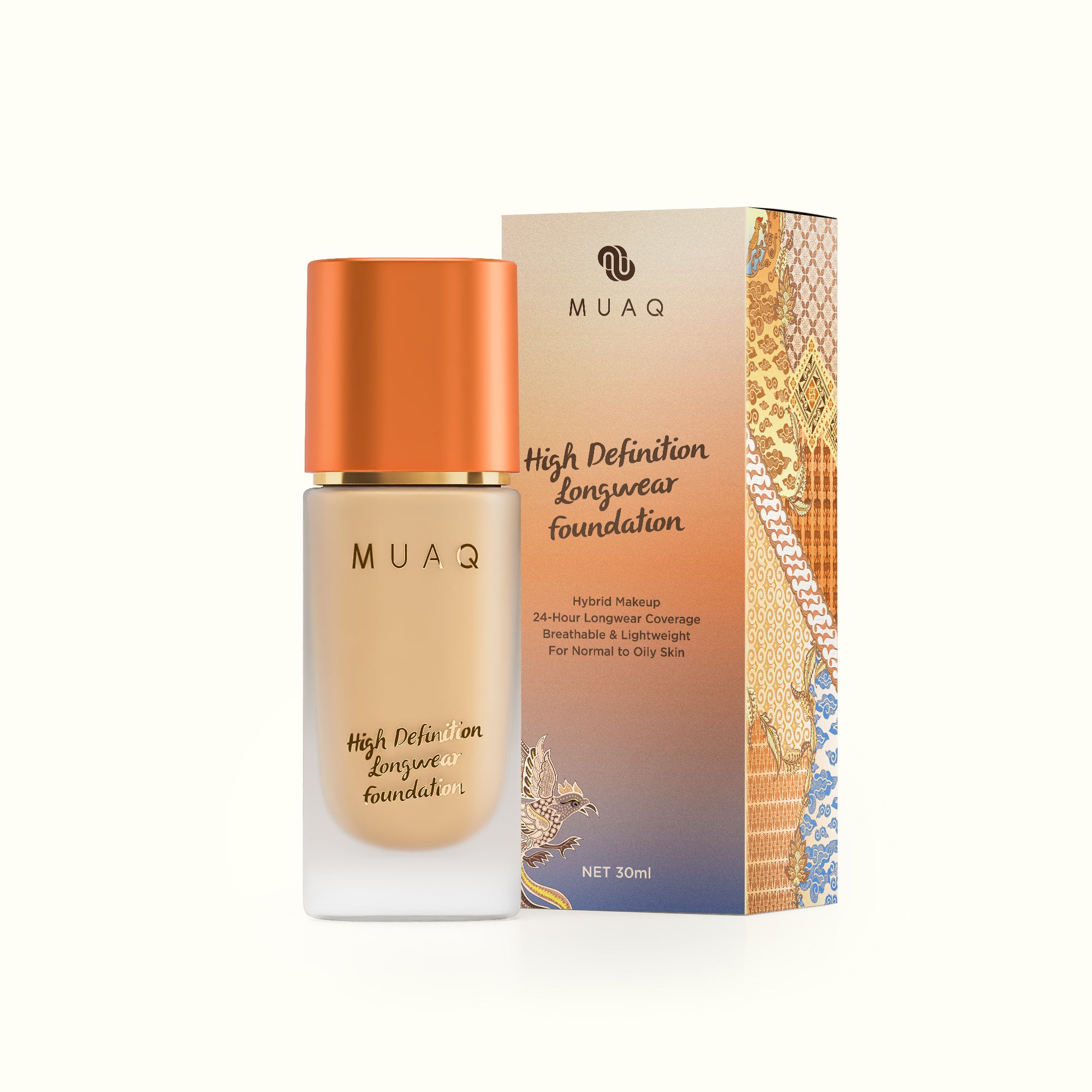 MUAQ High Definition Longwear Foundation - KALIMANTAN