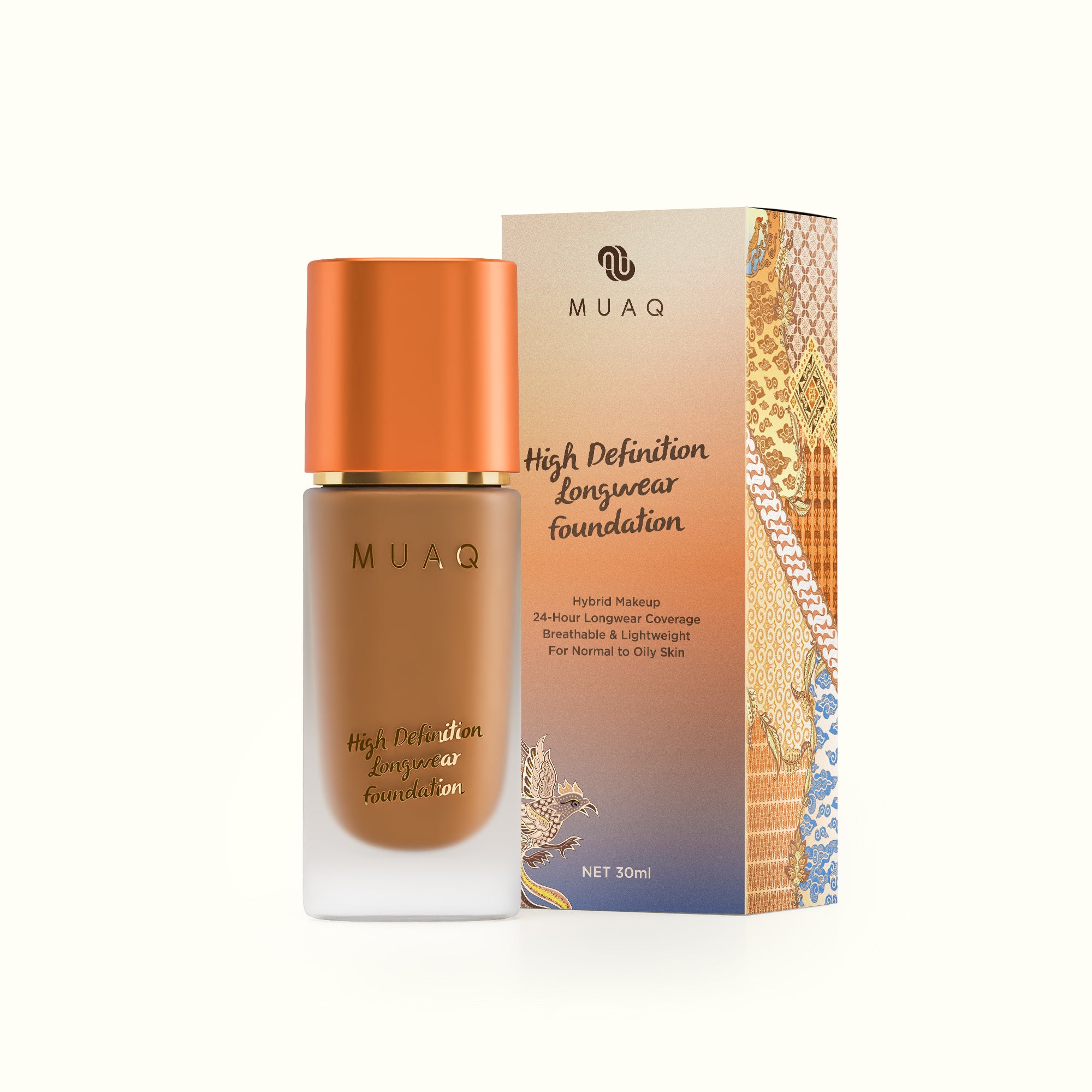 MUAQ High Definition Longwear Foundation - PAPUA