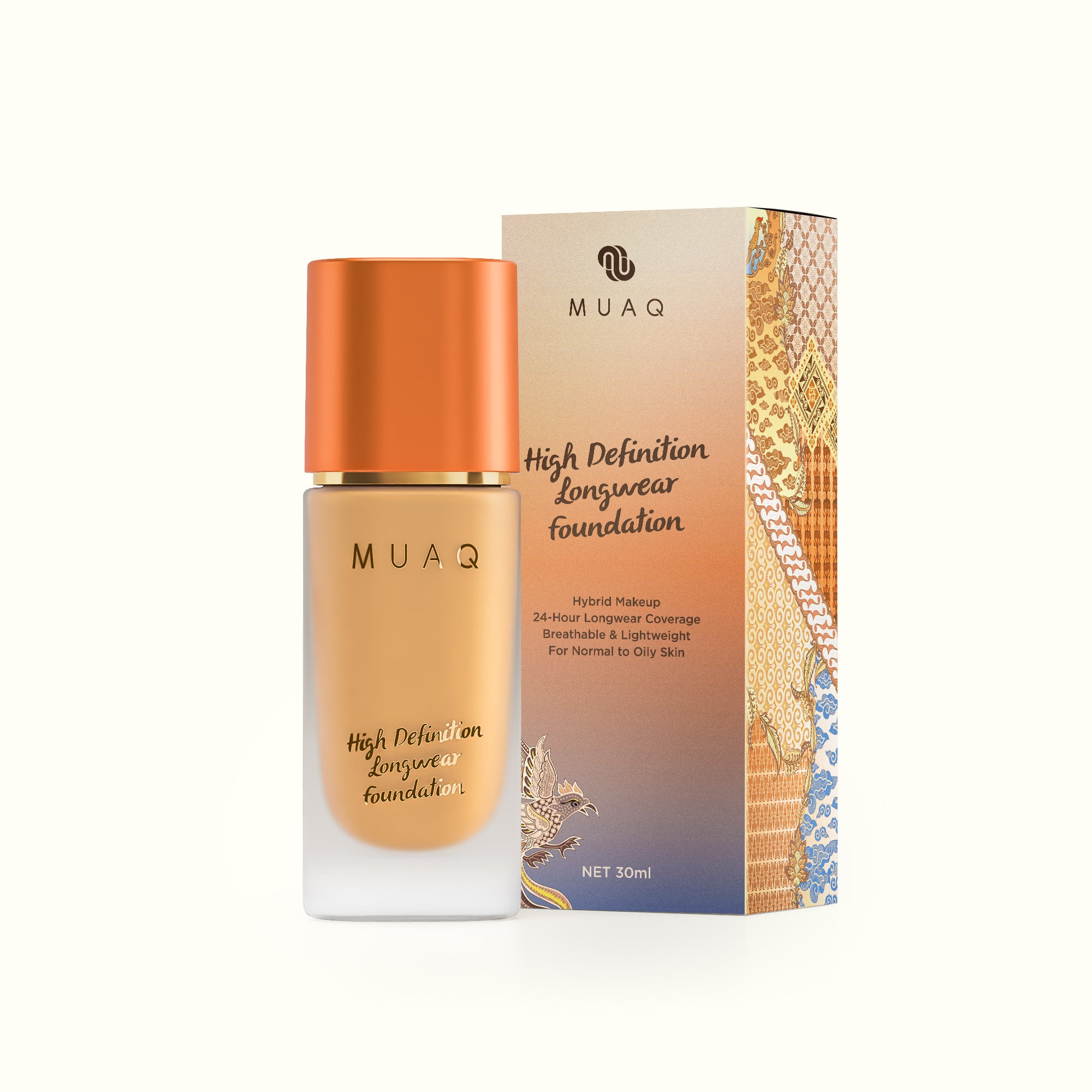 MUAQ High Definition Longwear Foundation - SUMATERA
