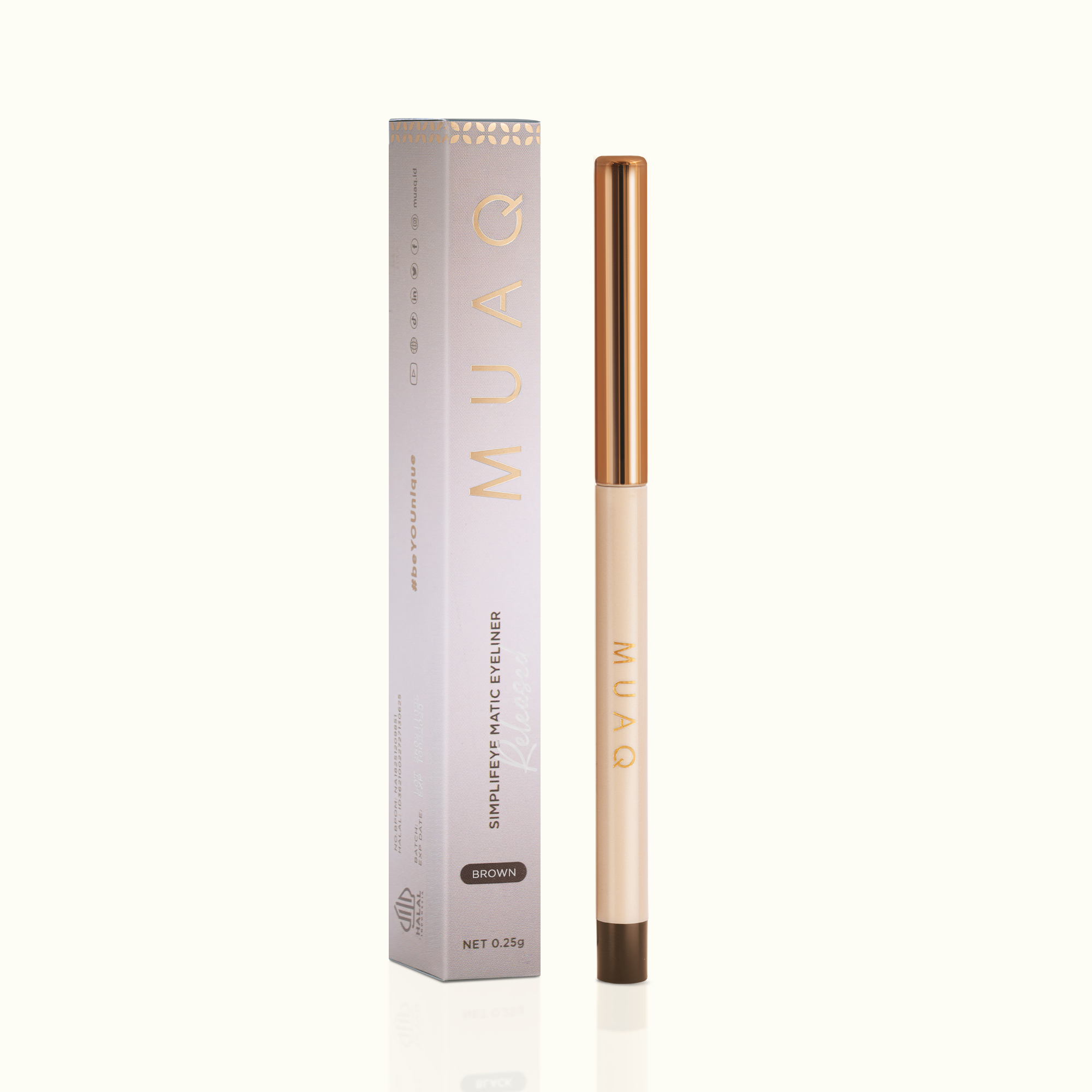 MUAQ Simplifeye Matic Eyeliner - Released (Brown)