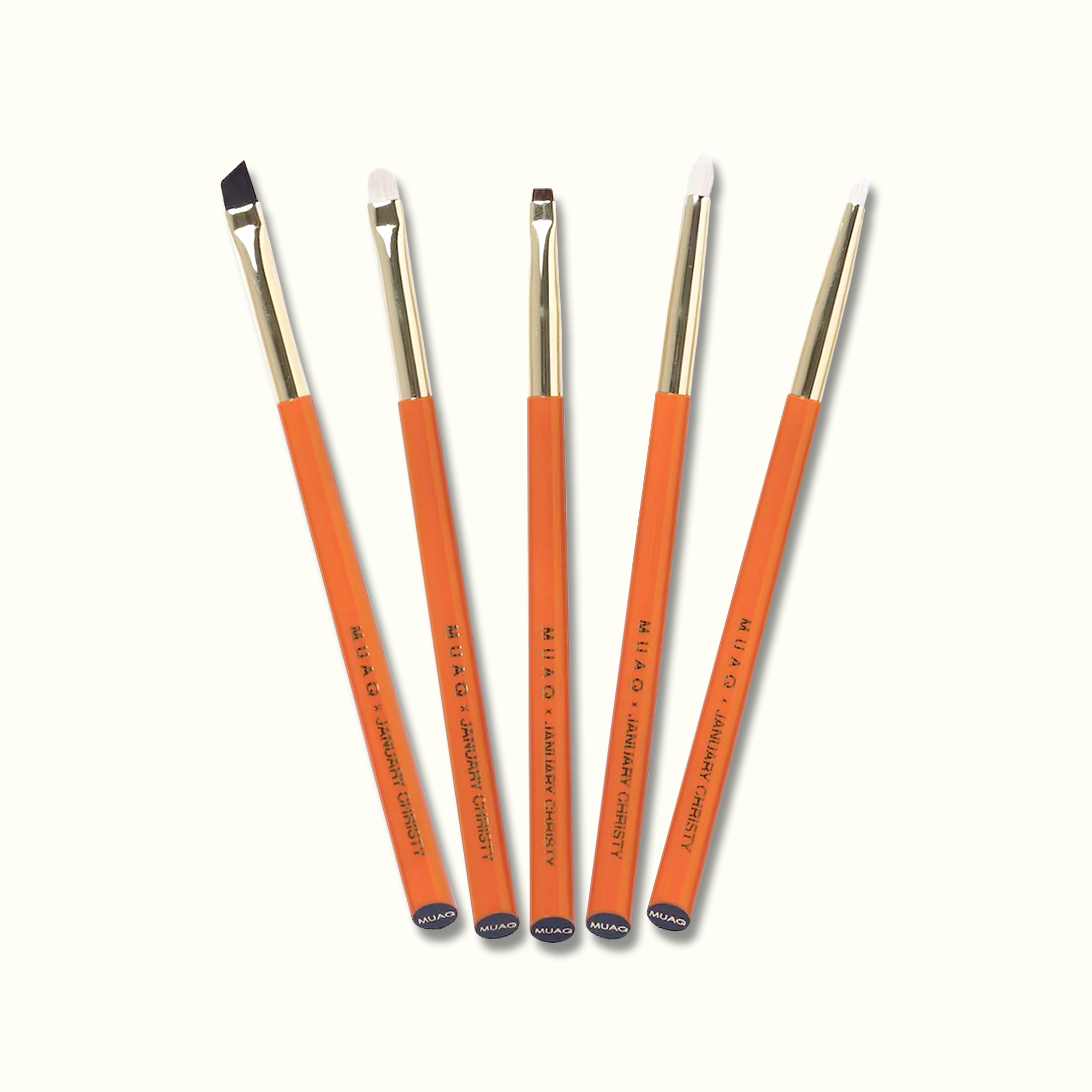 MUAQ X JANUARY CHRISTY Detail Eye Brush Set