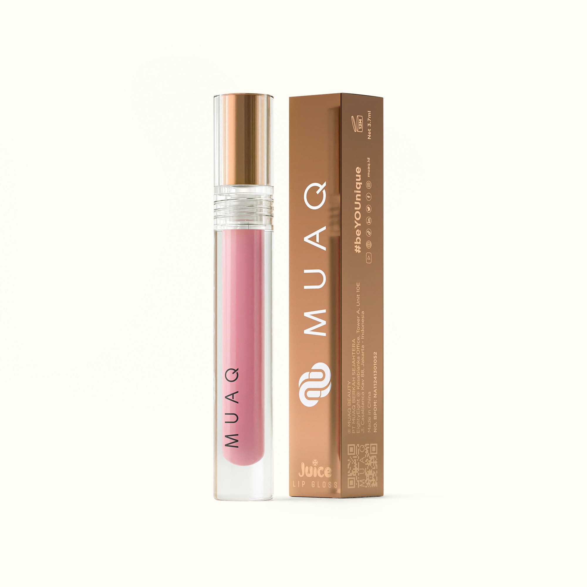 MUAQ Juice Lip Gloss - AURA