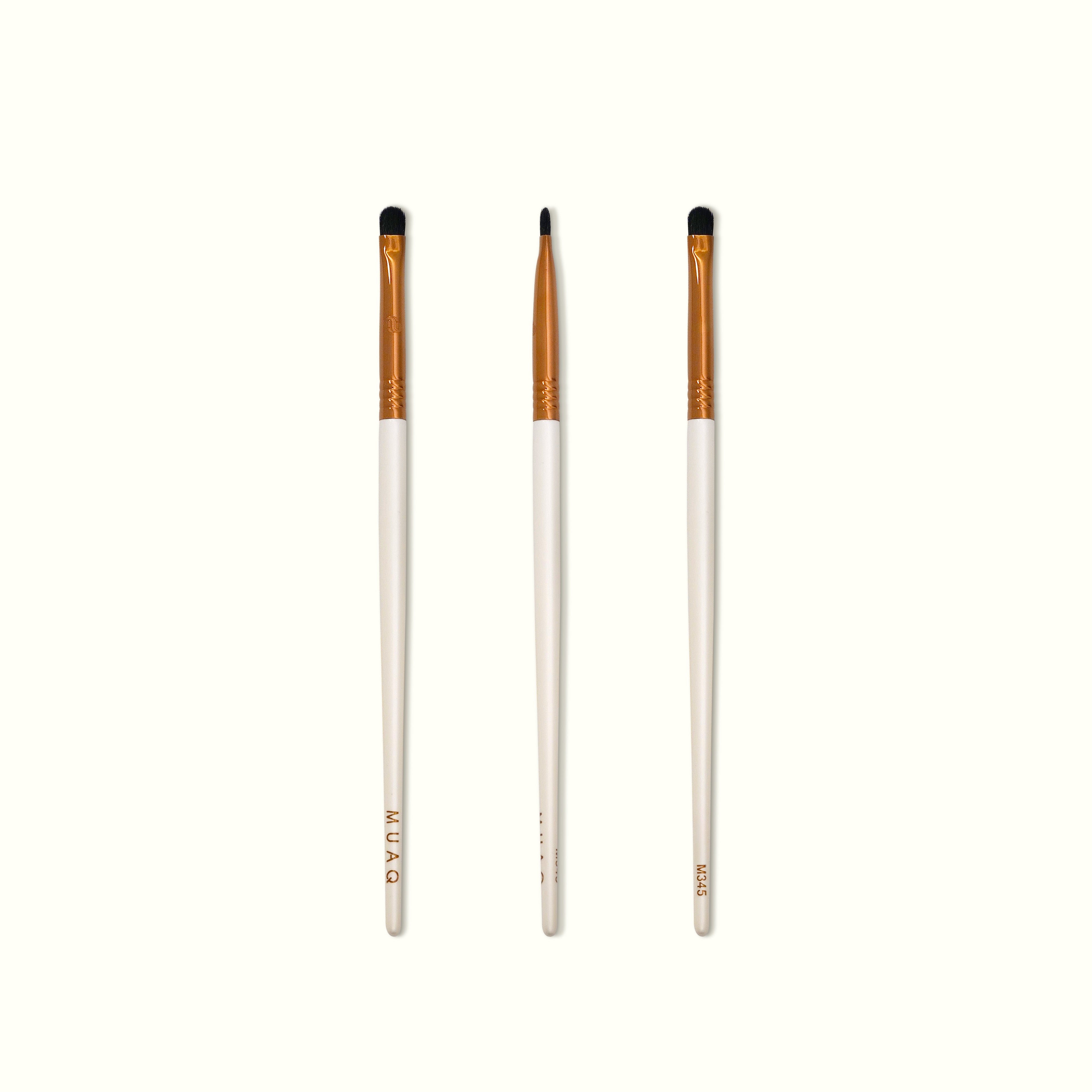 MUAQ Micro Flat & Round Brush (M345)