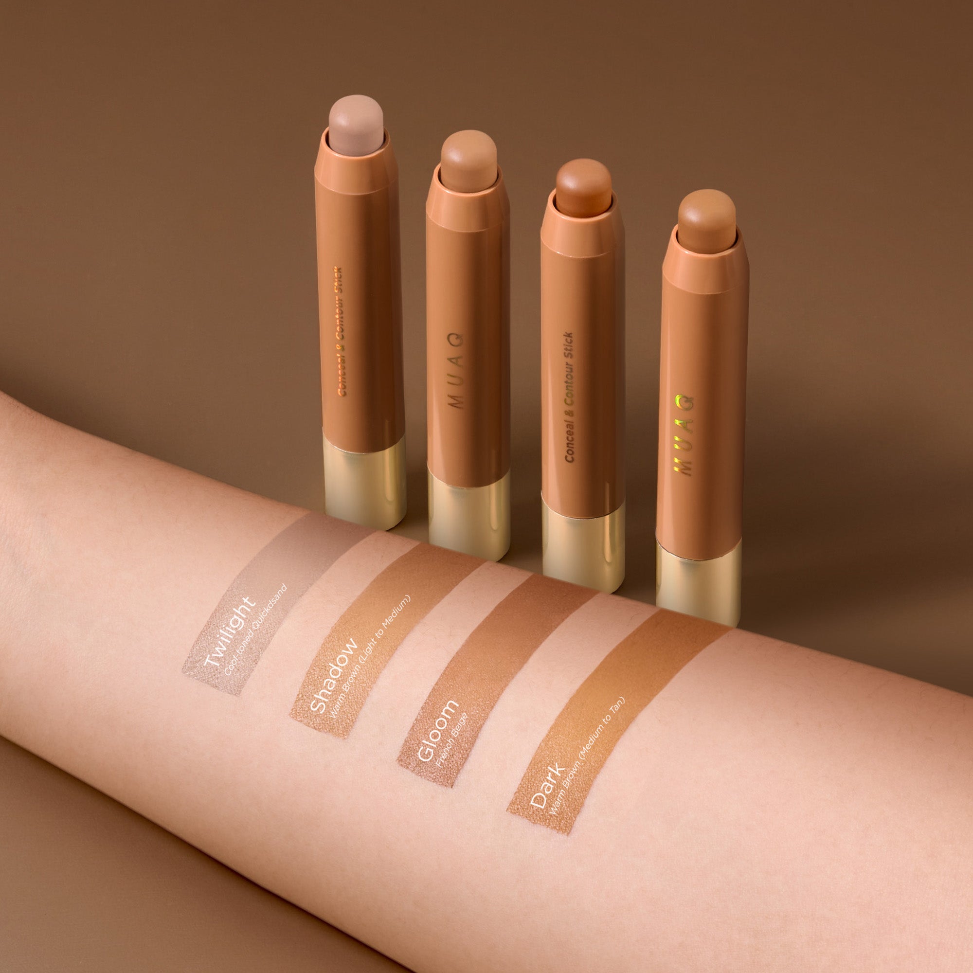 MUAQ Conceal & Contour Stick - TWILIGHT