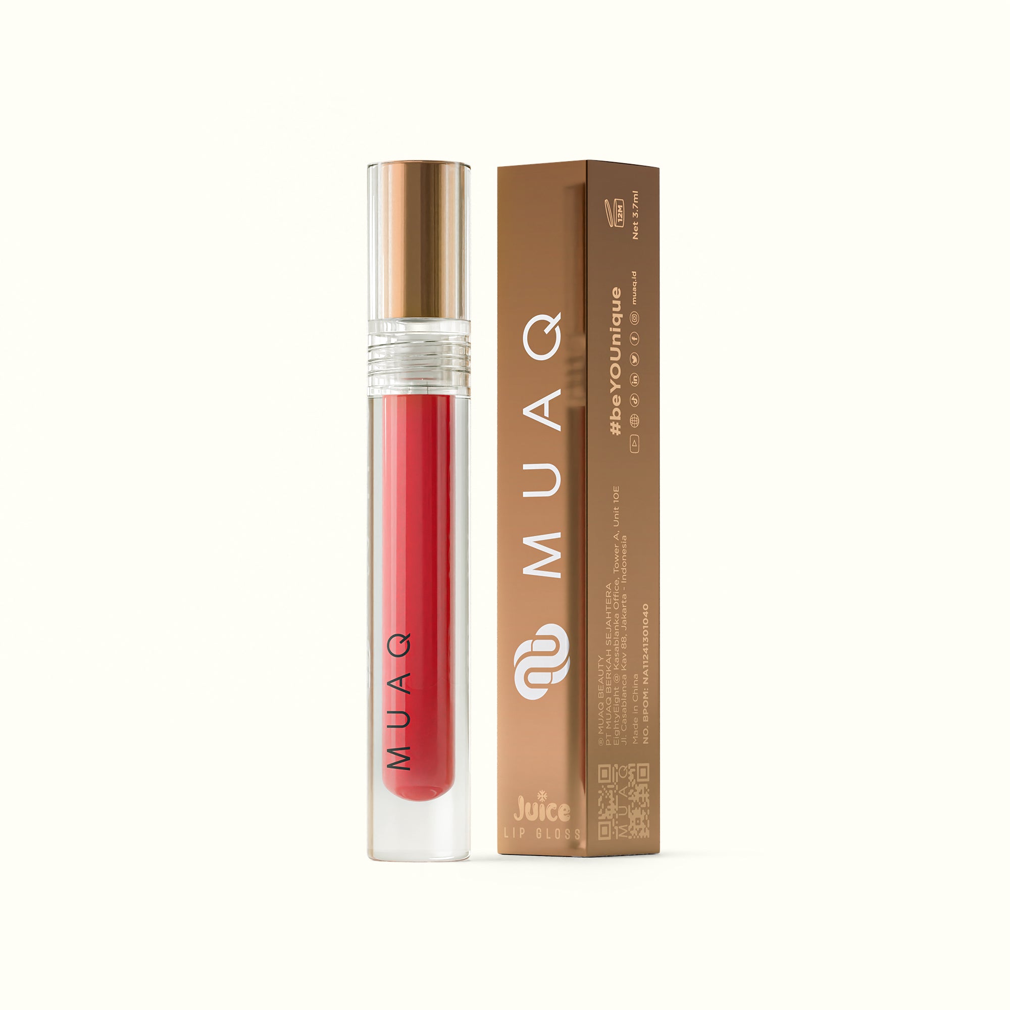 MUAQ Juice Lip Gloss - EMOTION