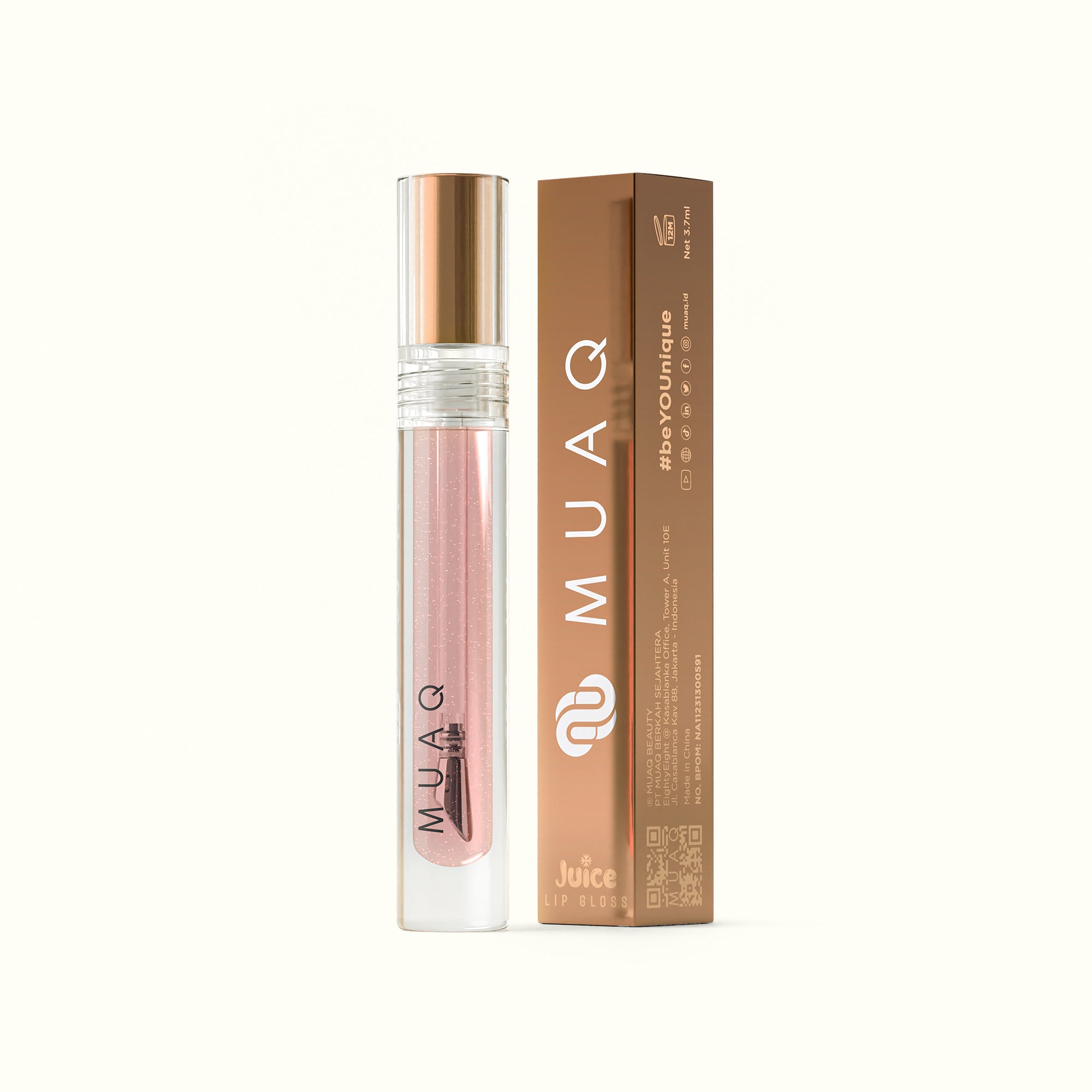 MUAQ Juice Lip Gloss - FEELING