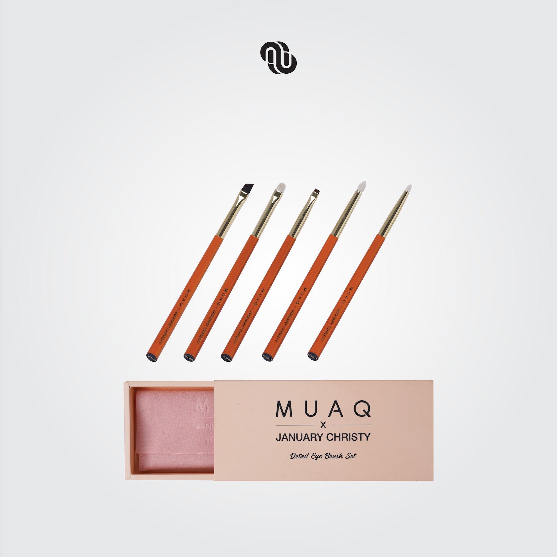 MUAQ X JANUARY CHRISTY Detail Eye Brush Set