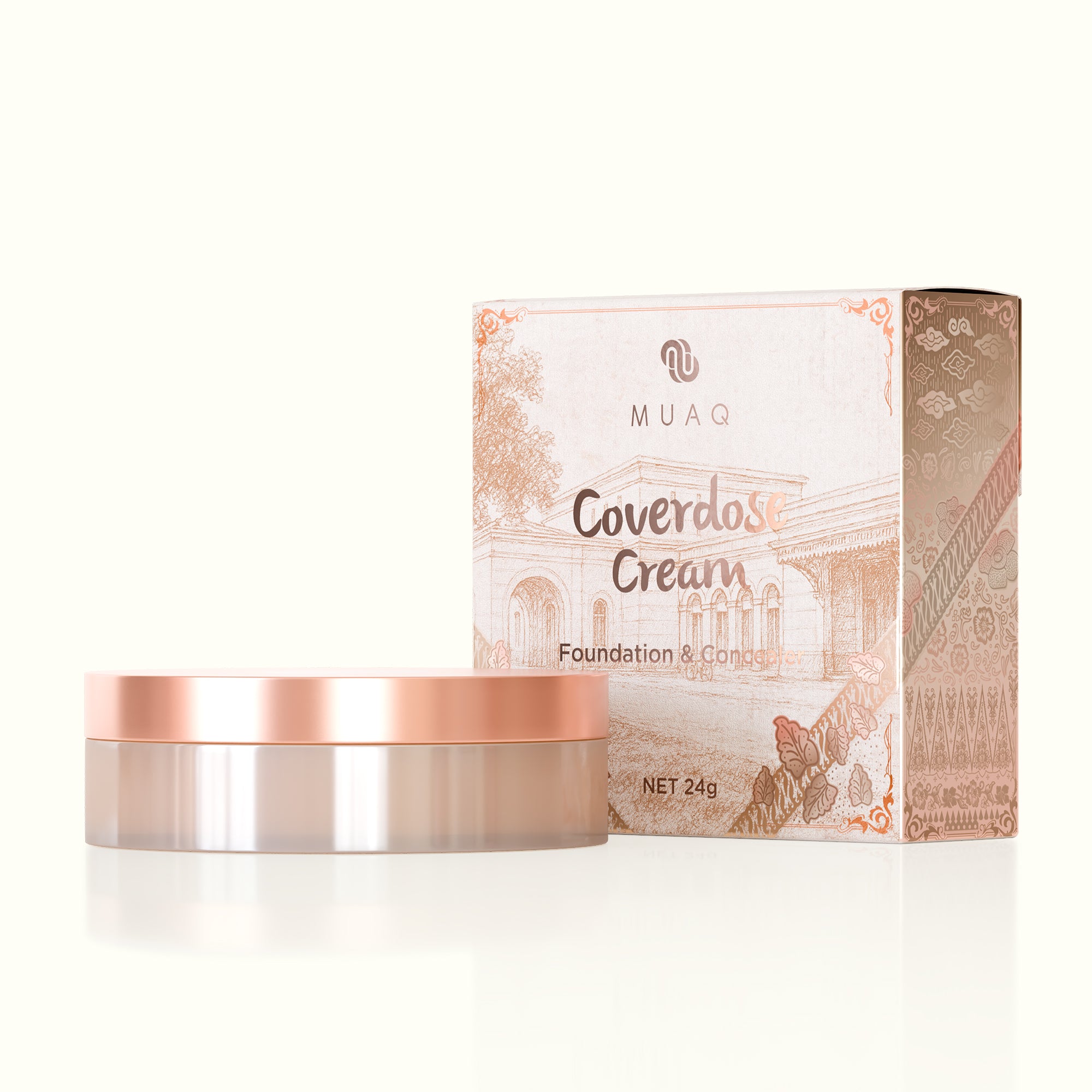 MUAQ Coverdose Cream (Foundation & Concealer) - BUITENZORG