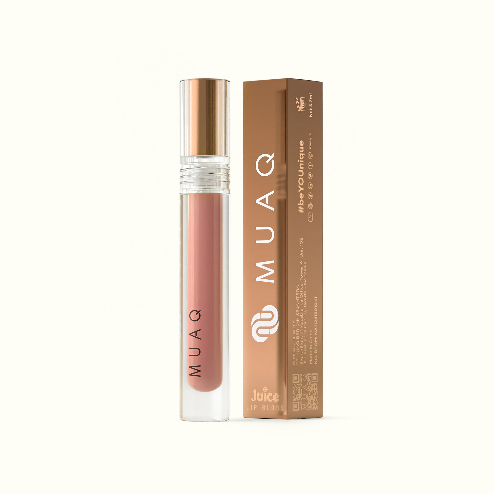 MUAQ Juice Lip Gloss - PULSE