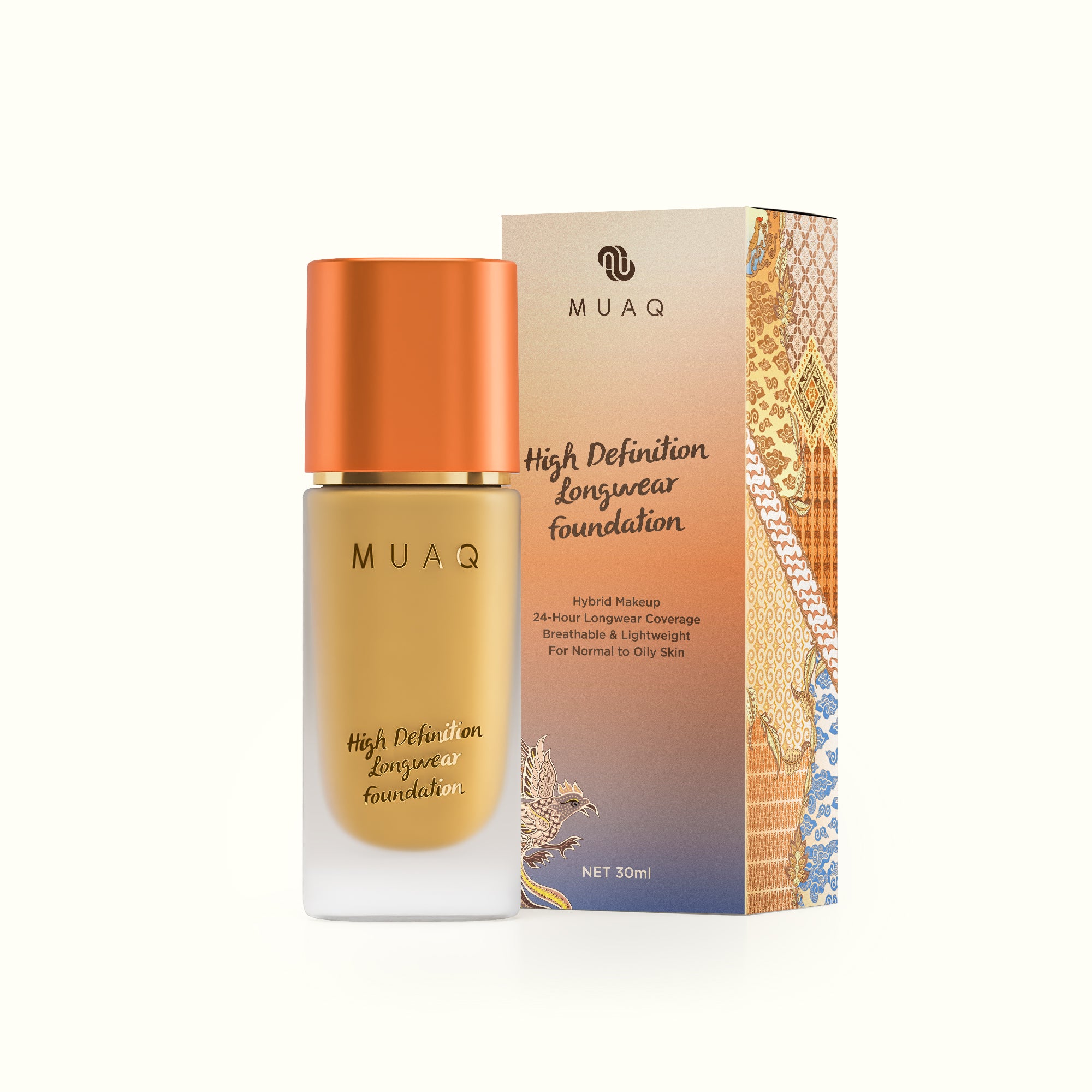 MUAQ High Definition Longwear Foundation - BALI