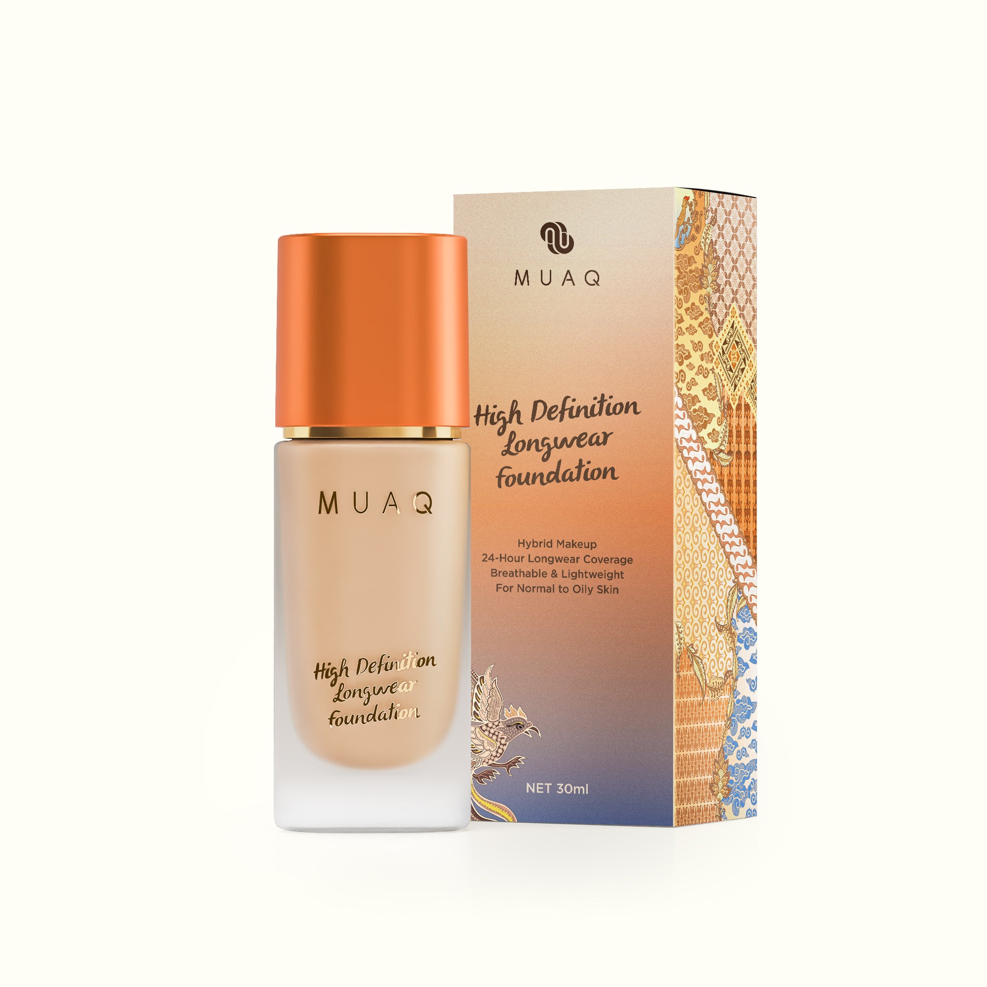 MUAQ High Definition Longwear Foundation - SULAWESI