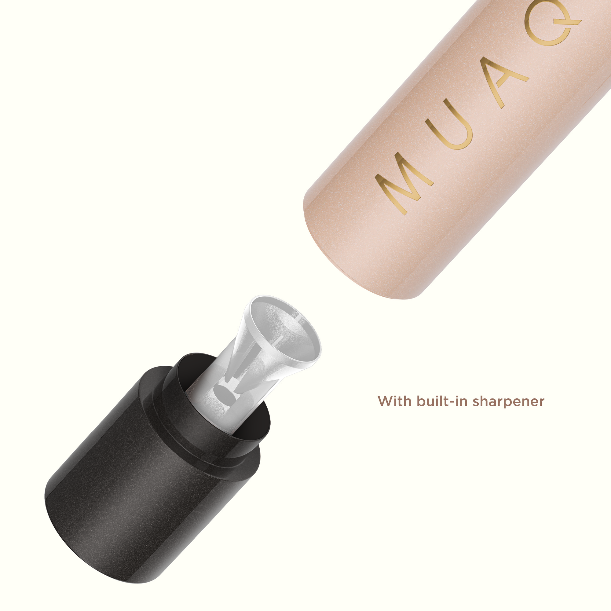 MUAQ Simplifeye Matic Eyeliner - Relieved (Black)