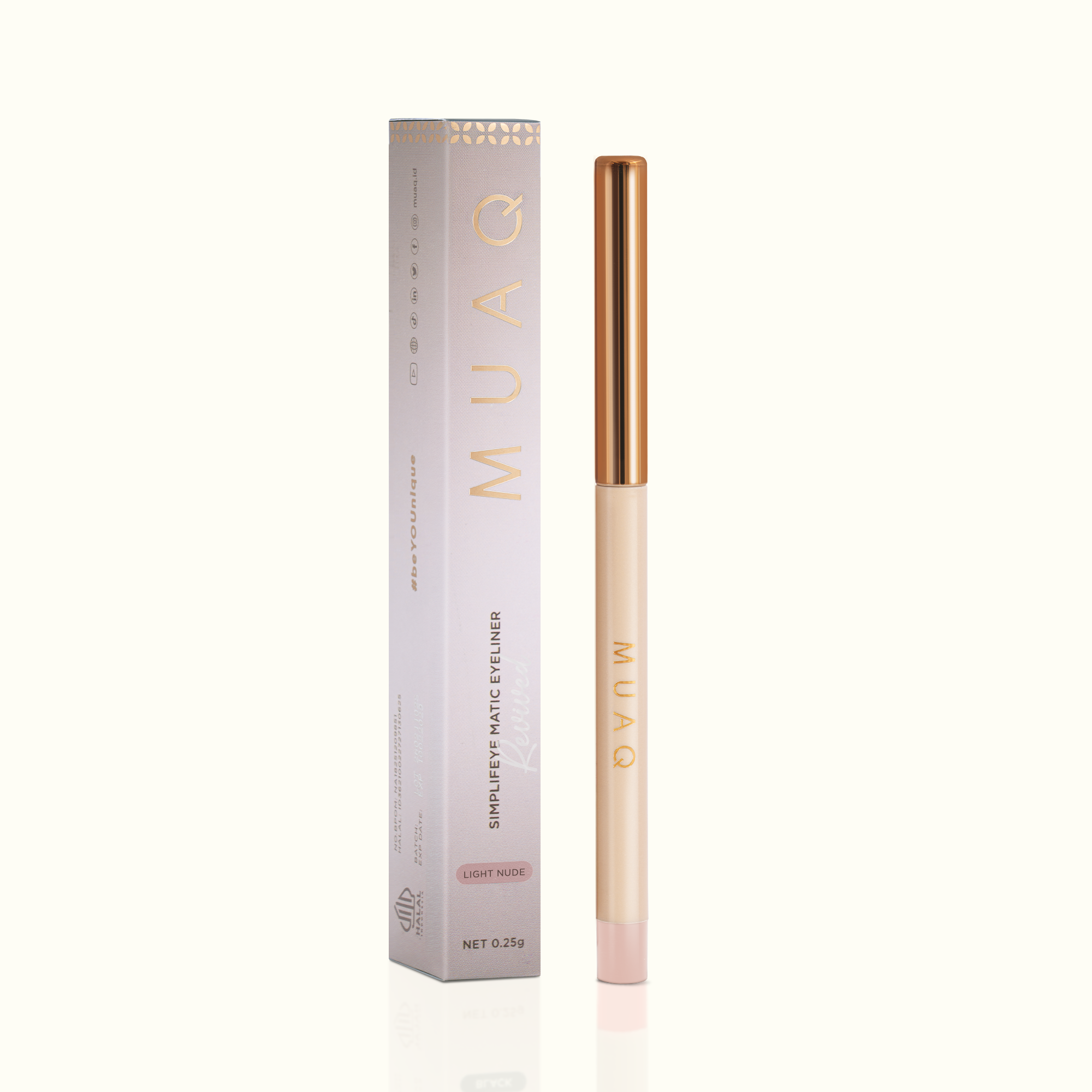 MUAQ Simplifeye Matic Eyeliner - Revived (Light Nude)
