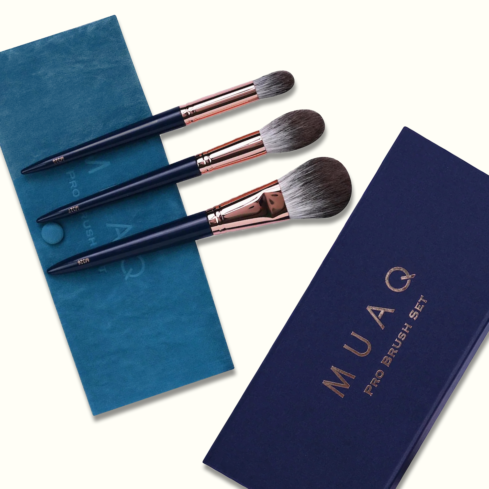 MUAQ Pro Brush Set (Natural Fox Hair)