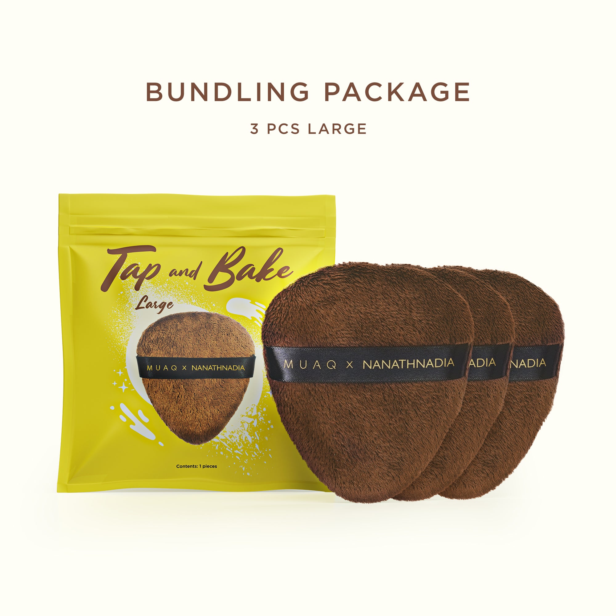 Bundling Package TAP and BAKE by MUAQ X NANATHNADIA (3 PCS LARGE)